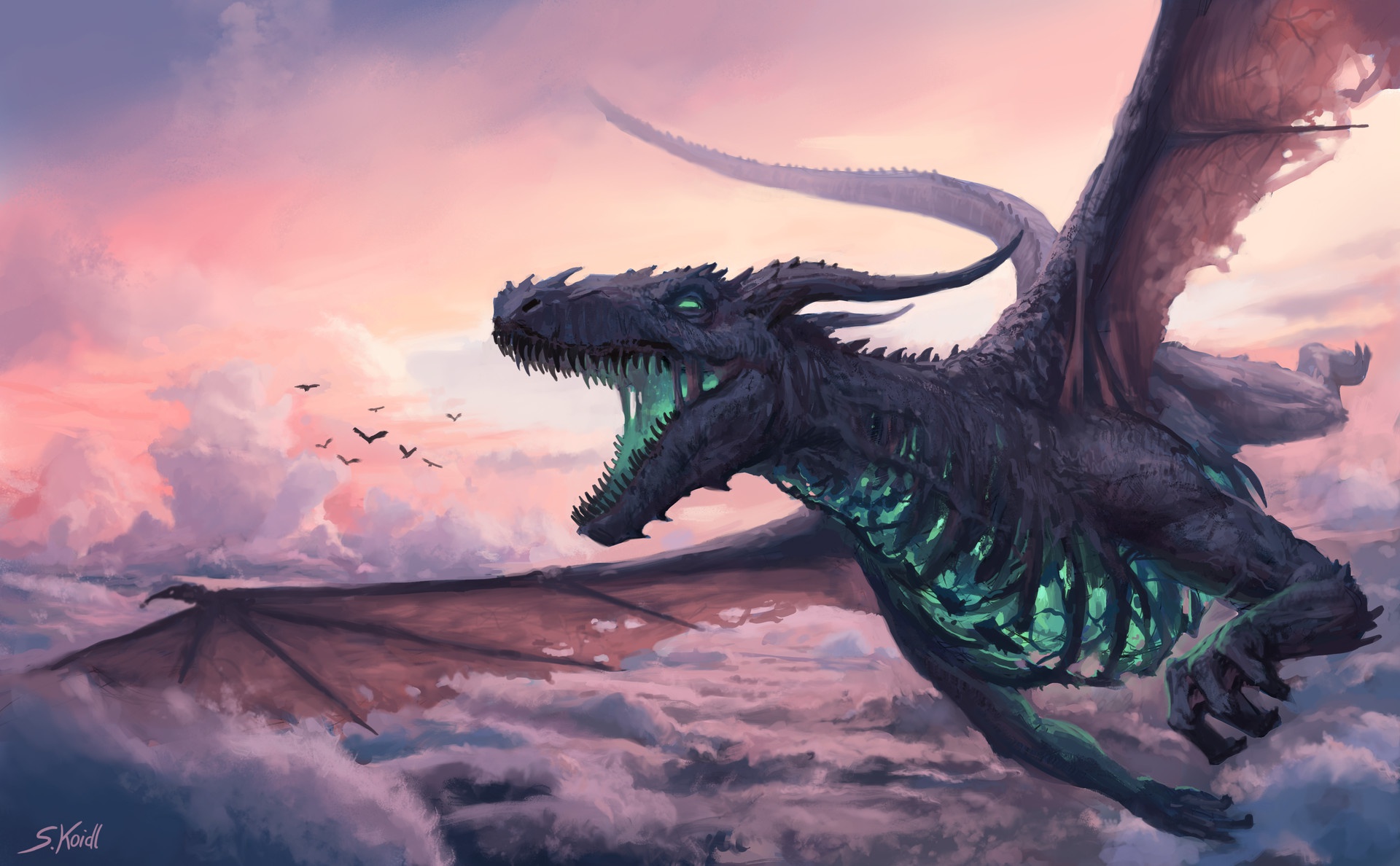 General 1920x1188 dragon creature artwork fantasy art