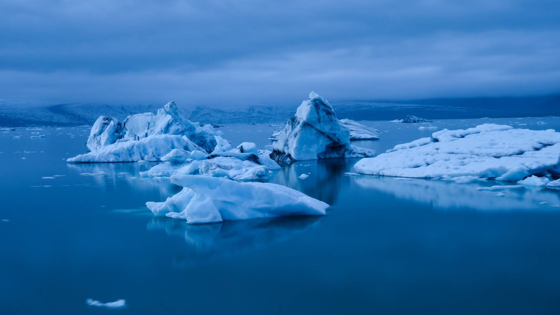 General 1920x1080 iceberg ice water snow blue Iceland cold nature glacier