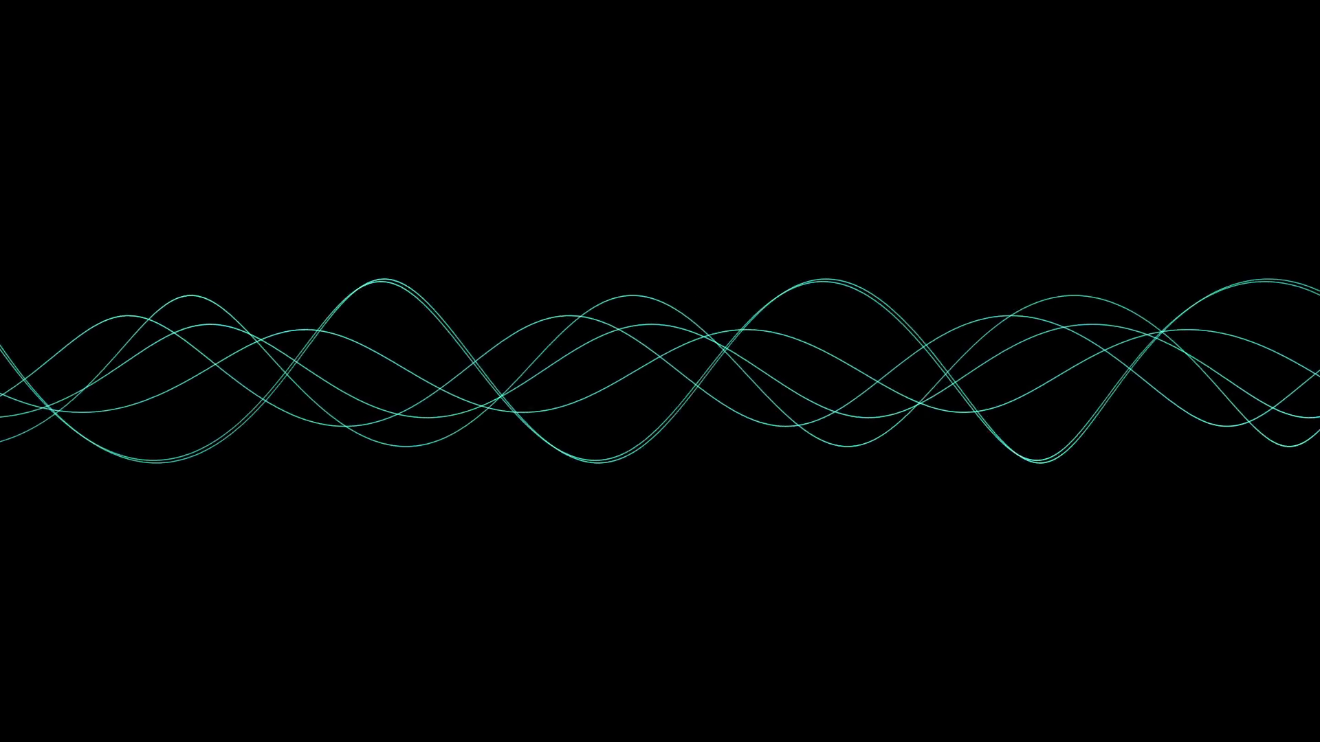 General 1920x1080 black background digital art minimalism waves sound radar abstract