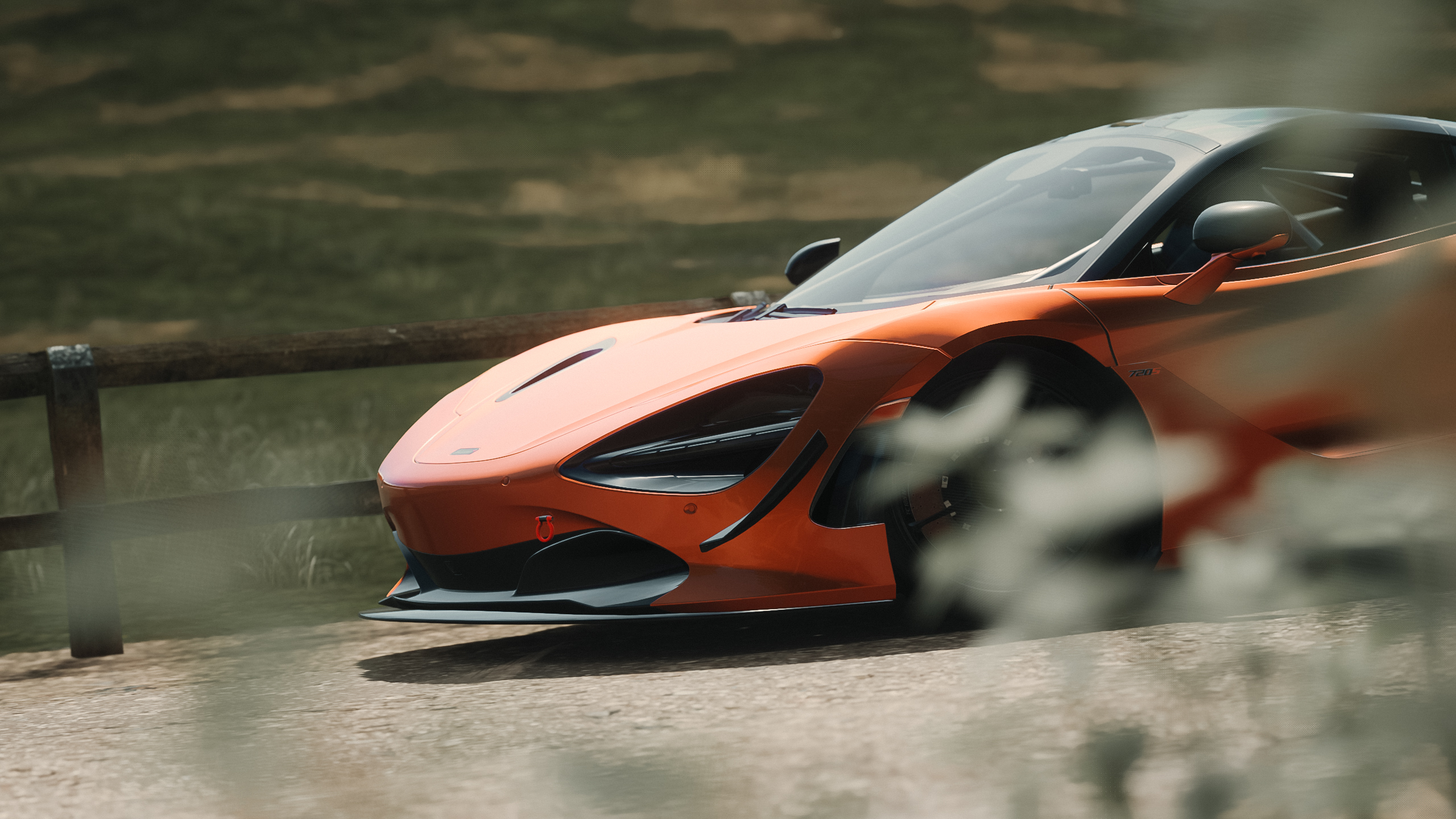 General 2560x1440 Forza Forza Horizon 4 video games Turn 10 Studios orange cars car vehicle smoke racing