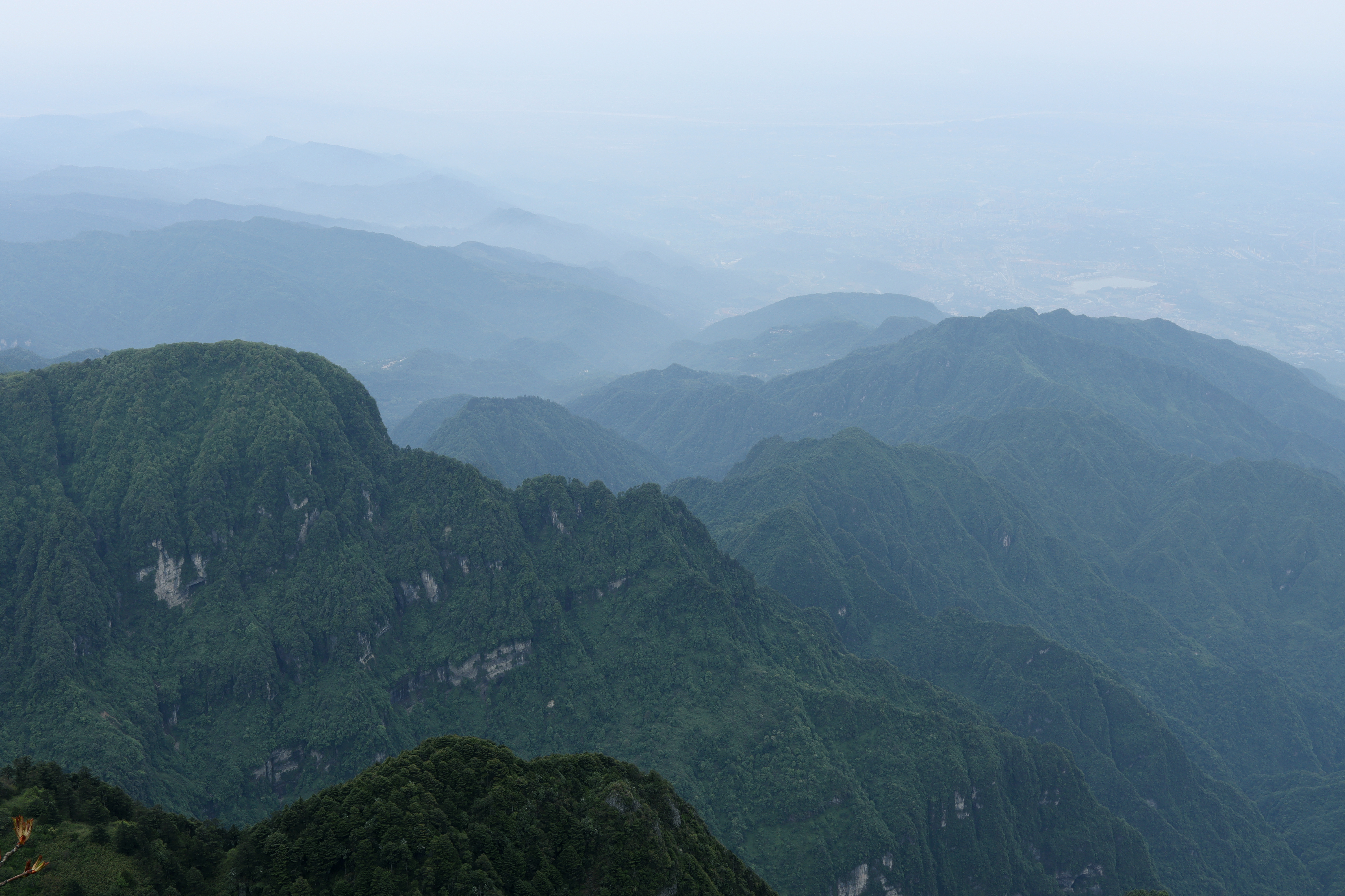 General 6000x4000 Sichuan mountain pass nature landscape China aerial view