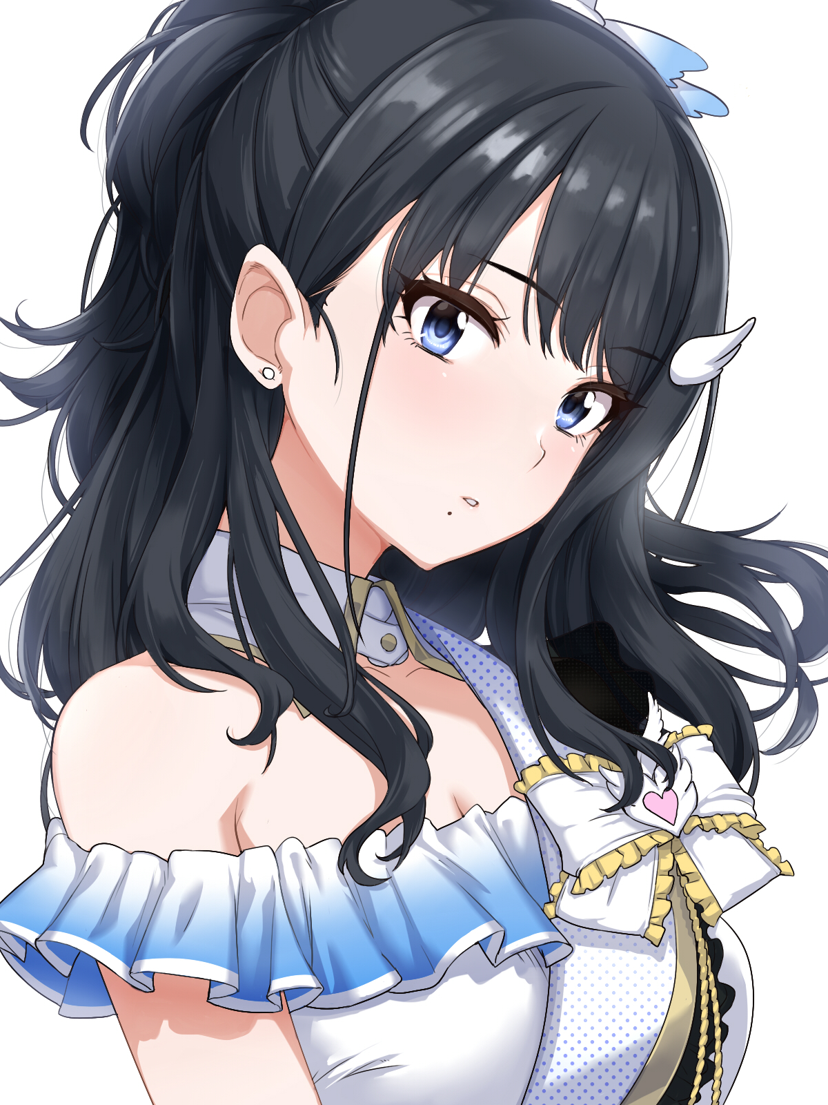 Anime 1200x1600 THE iDOLM@STER THE iDOLM@STER: Shiny Colors black hair blue eyes anime girls