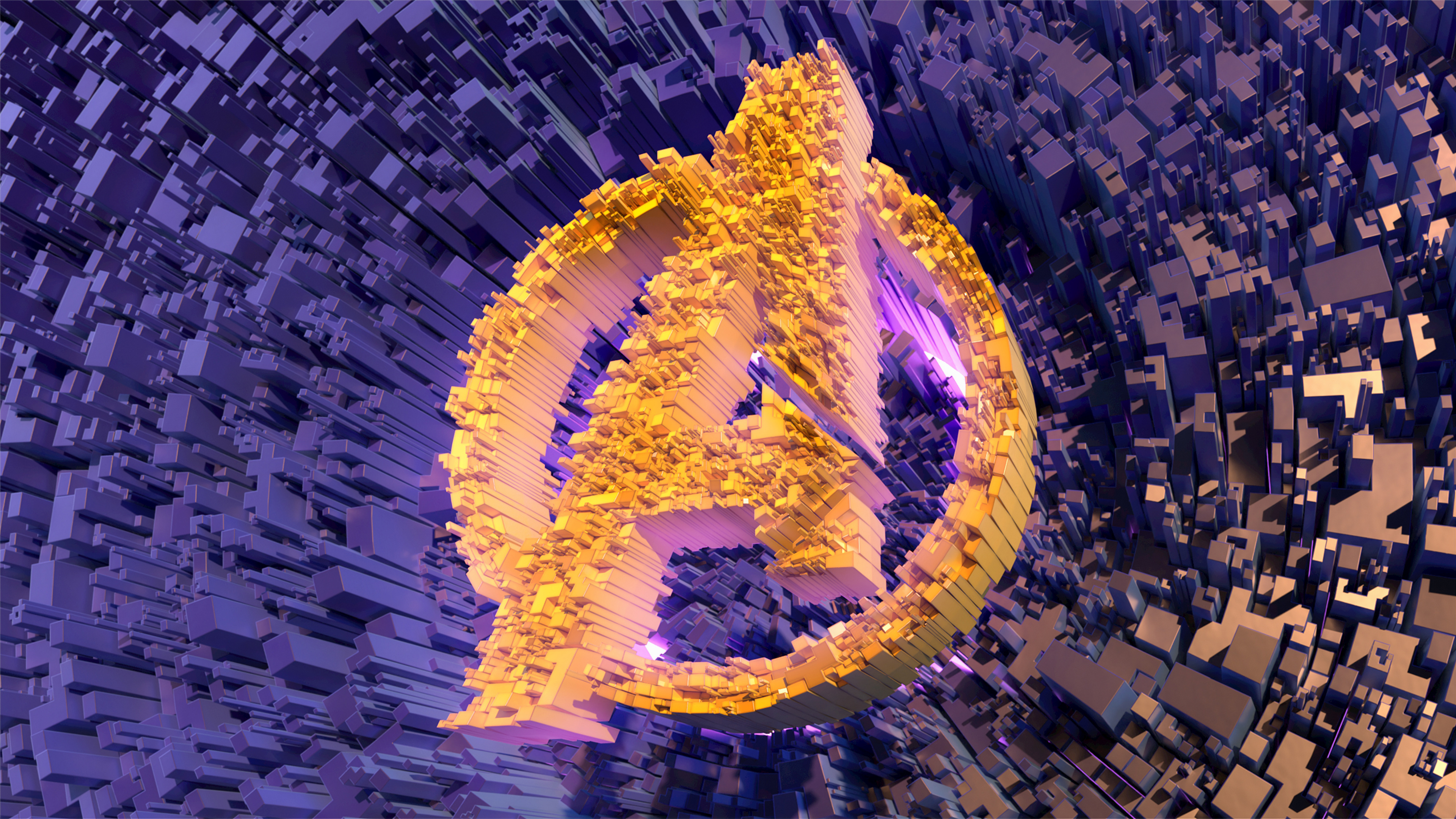 General 3840x2160 digital art Avengers Endgame logo
