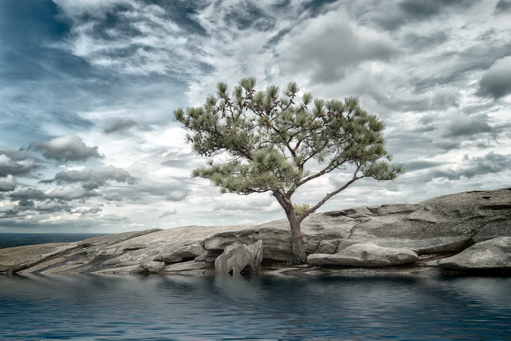 General 2000x1335 blue trees water nature sky clouds