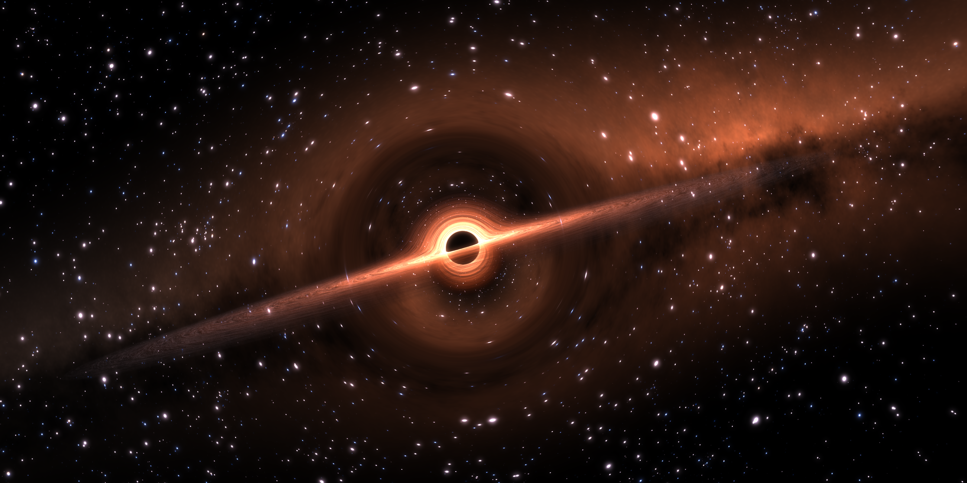 General 3200x1600 space black holes stars
