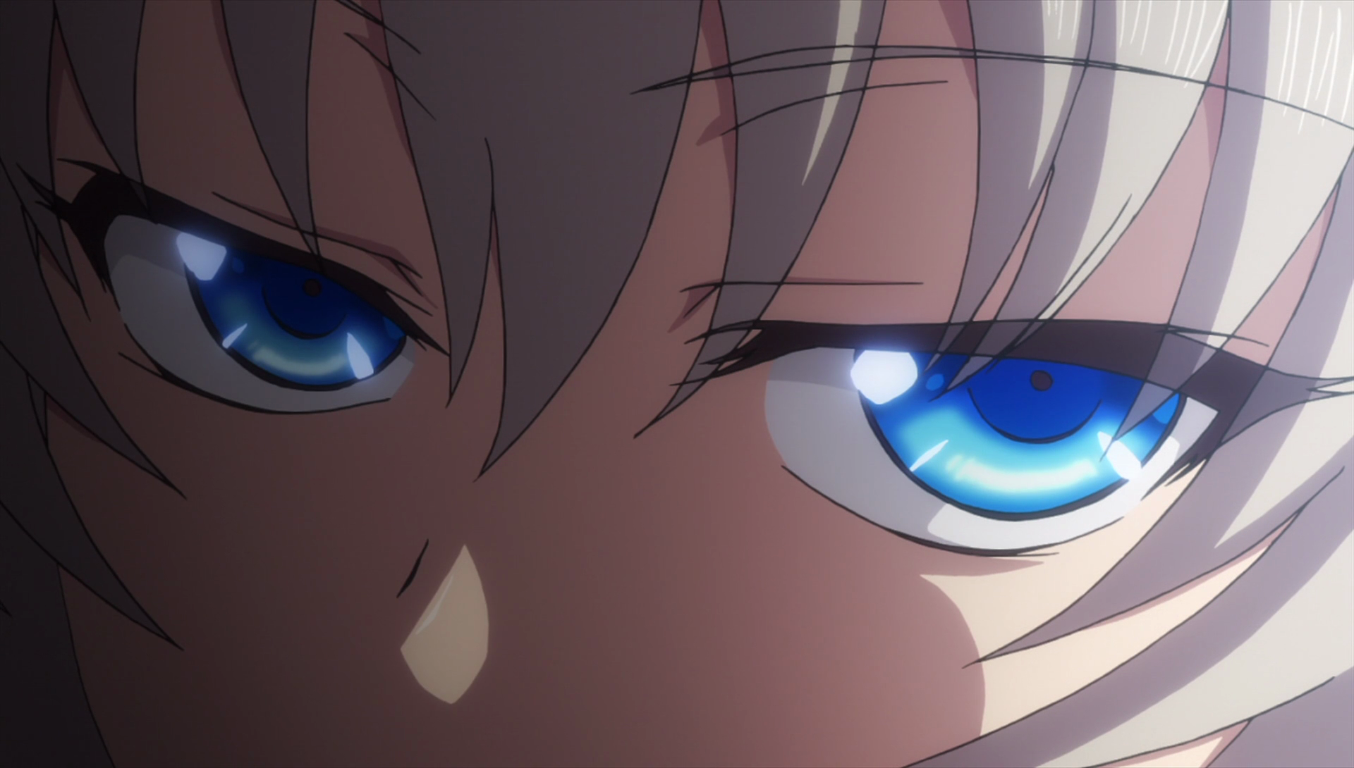 Anime 1920x1090 Tomori Nao Charlotte (anime) blue eyes closeup anime white hair