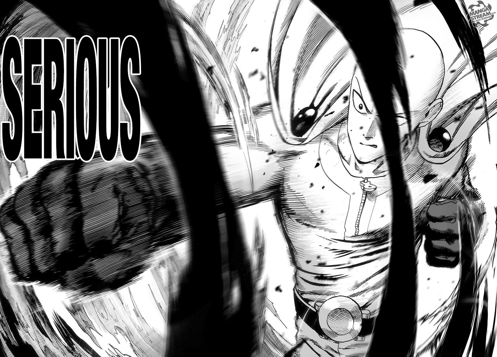 Anime 1600x1150 One-Punch Man Saitama Yusuke Murata monochrome