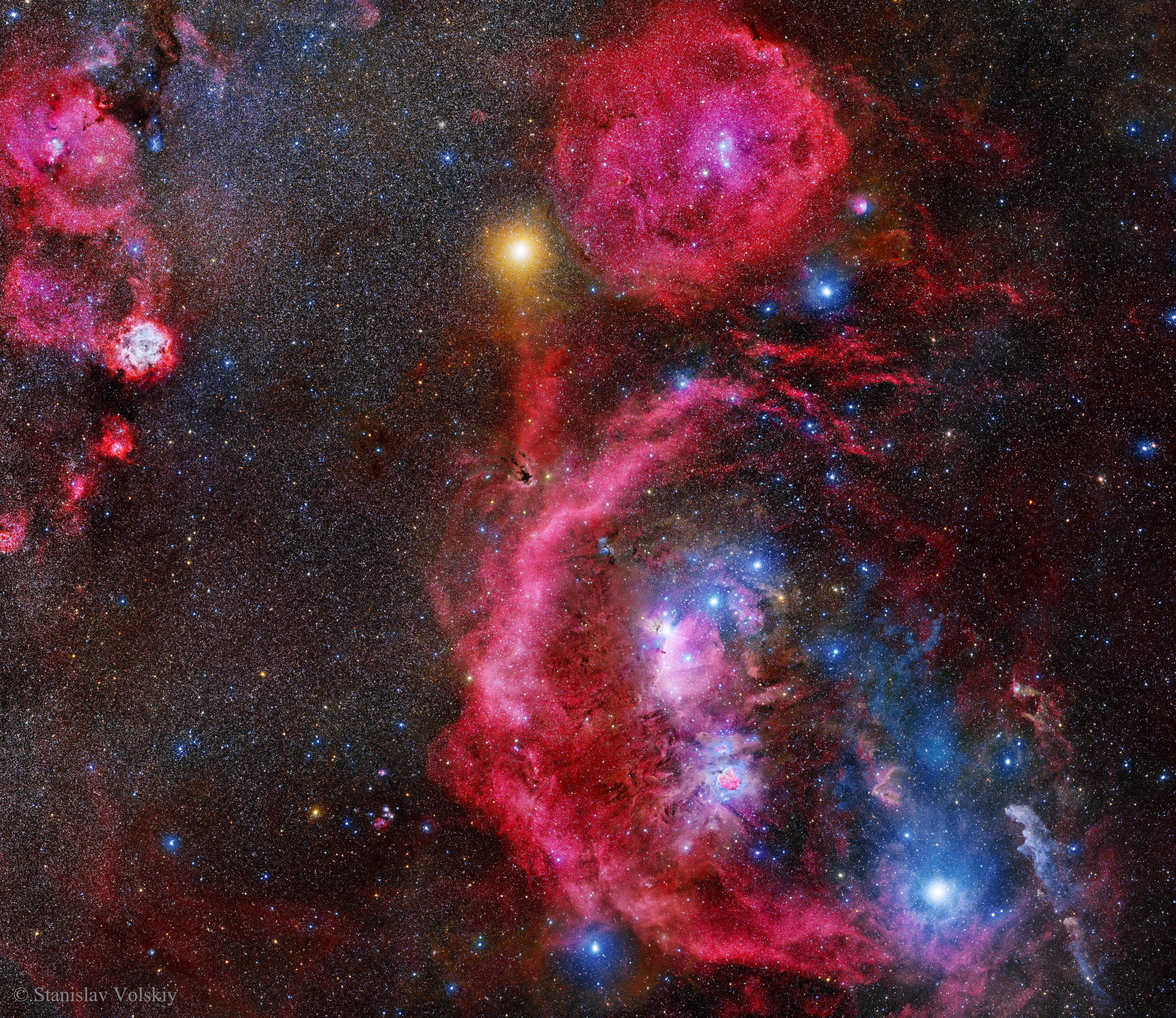 General 5574x4824 Orion constellations space digital art space art watermarked