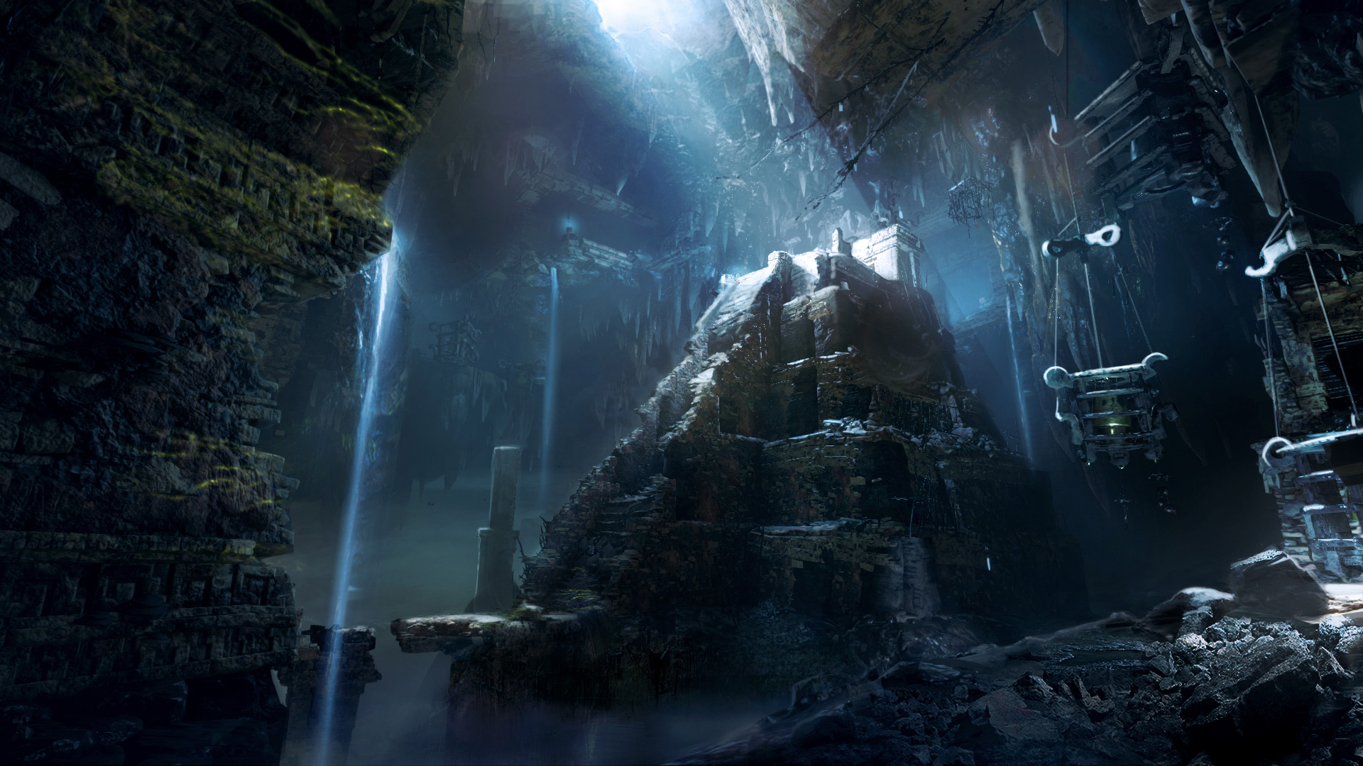 General 1920x1080 Shadow of the Tomb Raider video games concept art water Tomb Raider PC gaming