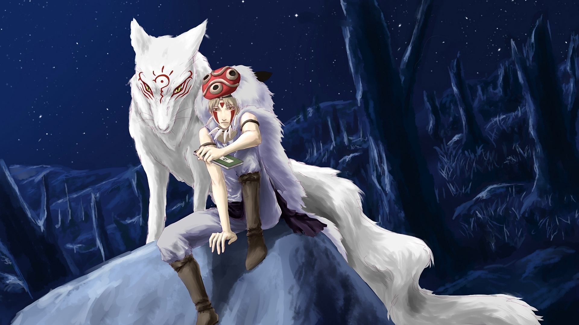 Anime 1920x1080 anime wolf Princess Mononoke