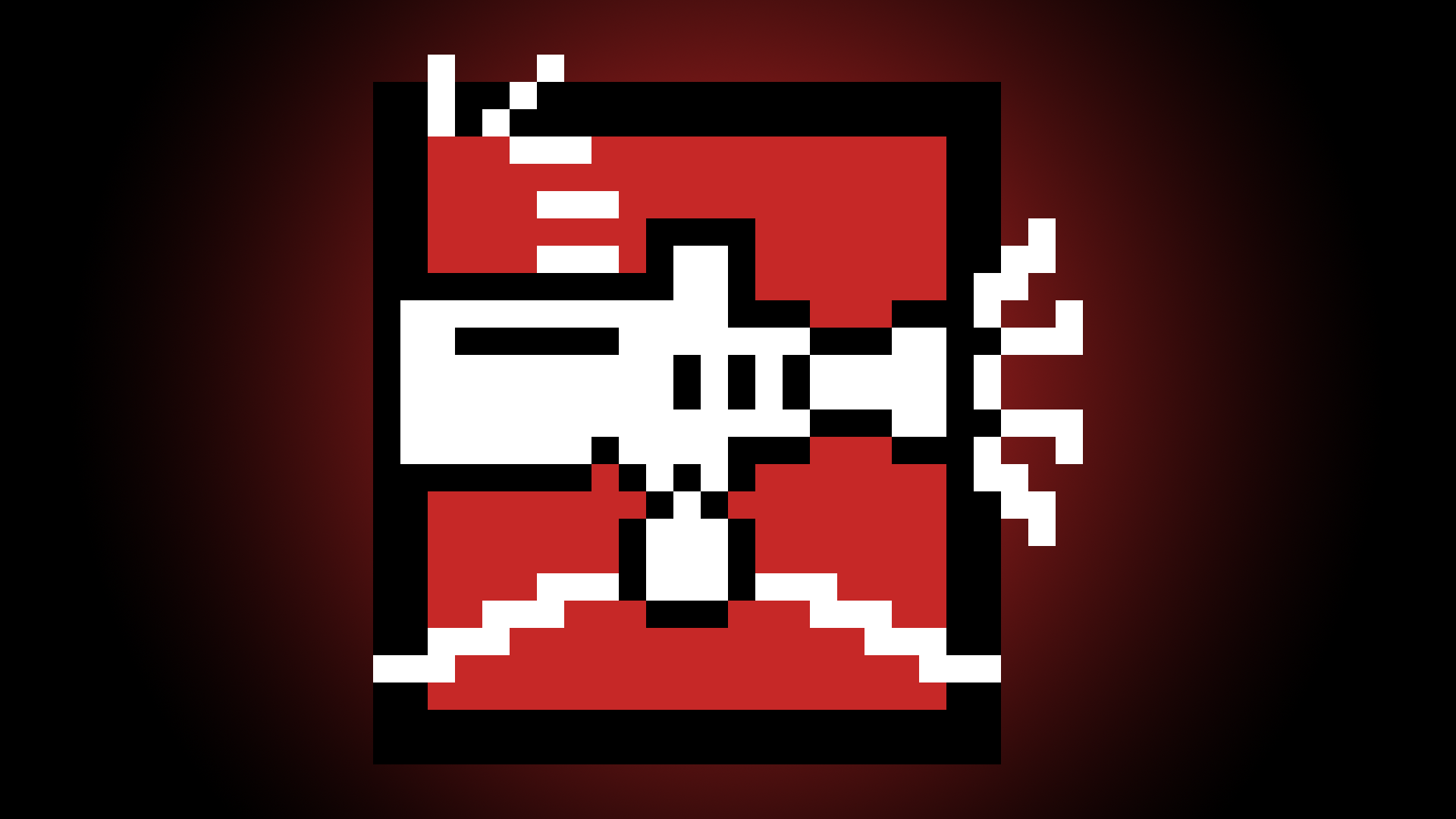 General 1920x1080 minimalism pixel art pixels pixelated Rainbow Six: Siege icons Spetsnaz red video games PC gaming