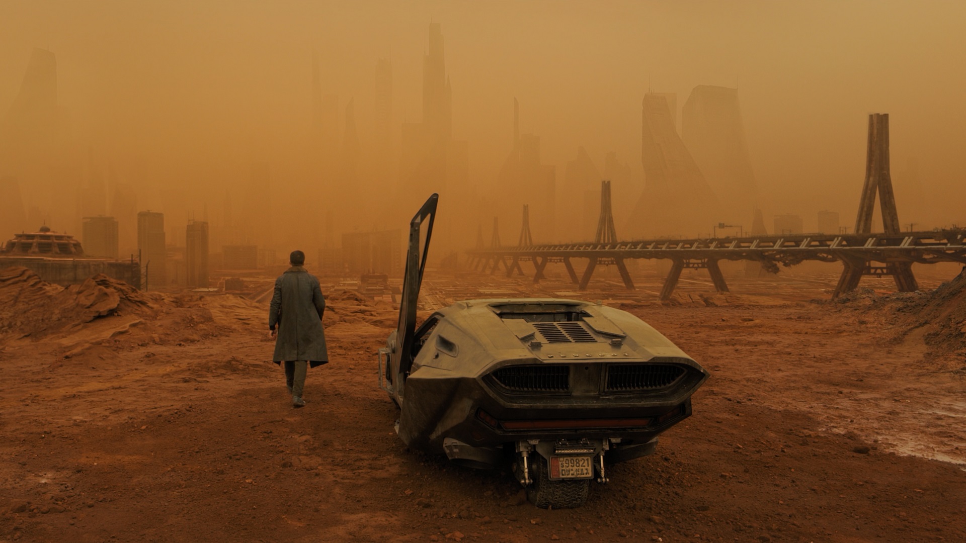 General 1920x1080 Blade Runner Blade Runner 2049 movies car futuristic Ryan Gosling Peugeot Movie Vehicles numbers science fiction film stills vehicle