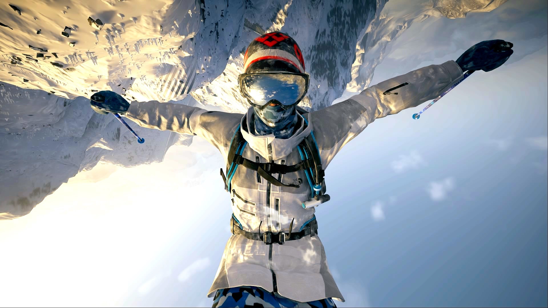 General 1920x1080 Steep PlayStation 4 backflip snow upside down goggles video games mountains