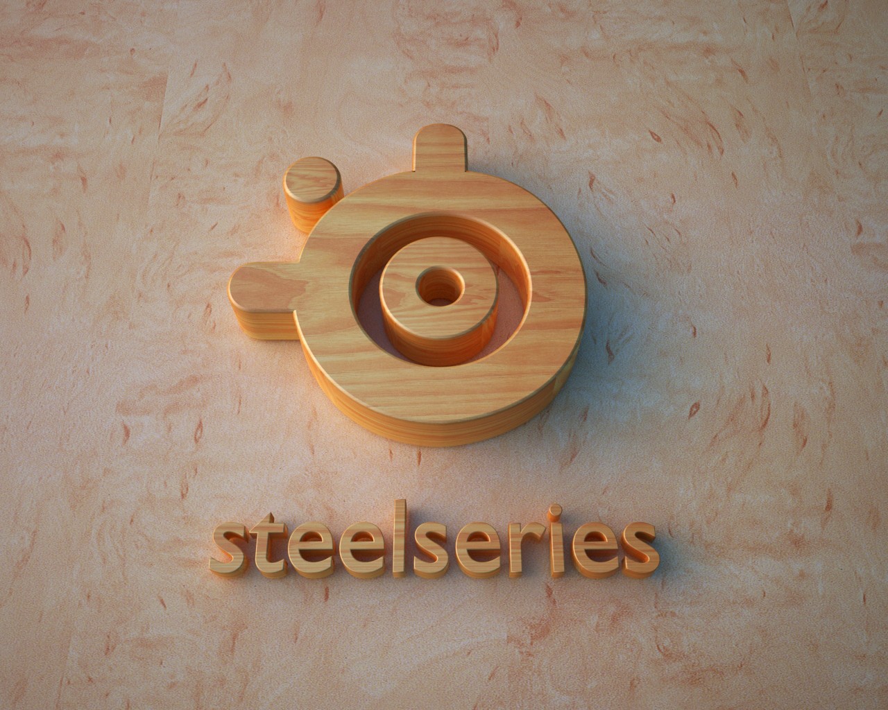 General 1280x1024 SteelSeries CGI logo digital art