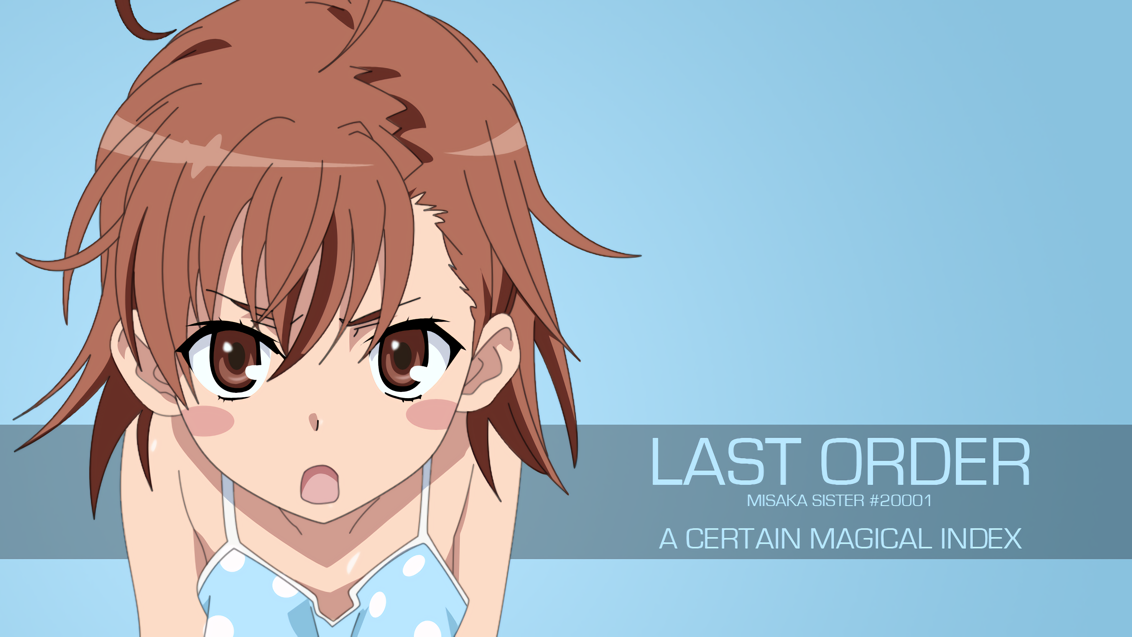 Anime 3840x2160 To aru Majutsu no Index anime girls Last Order
