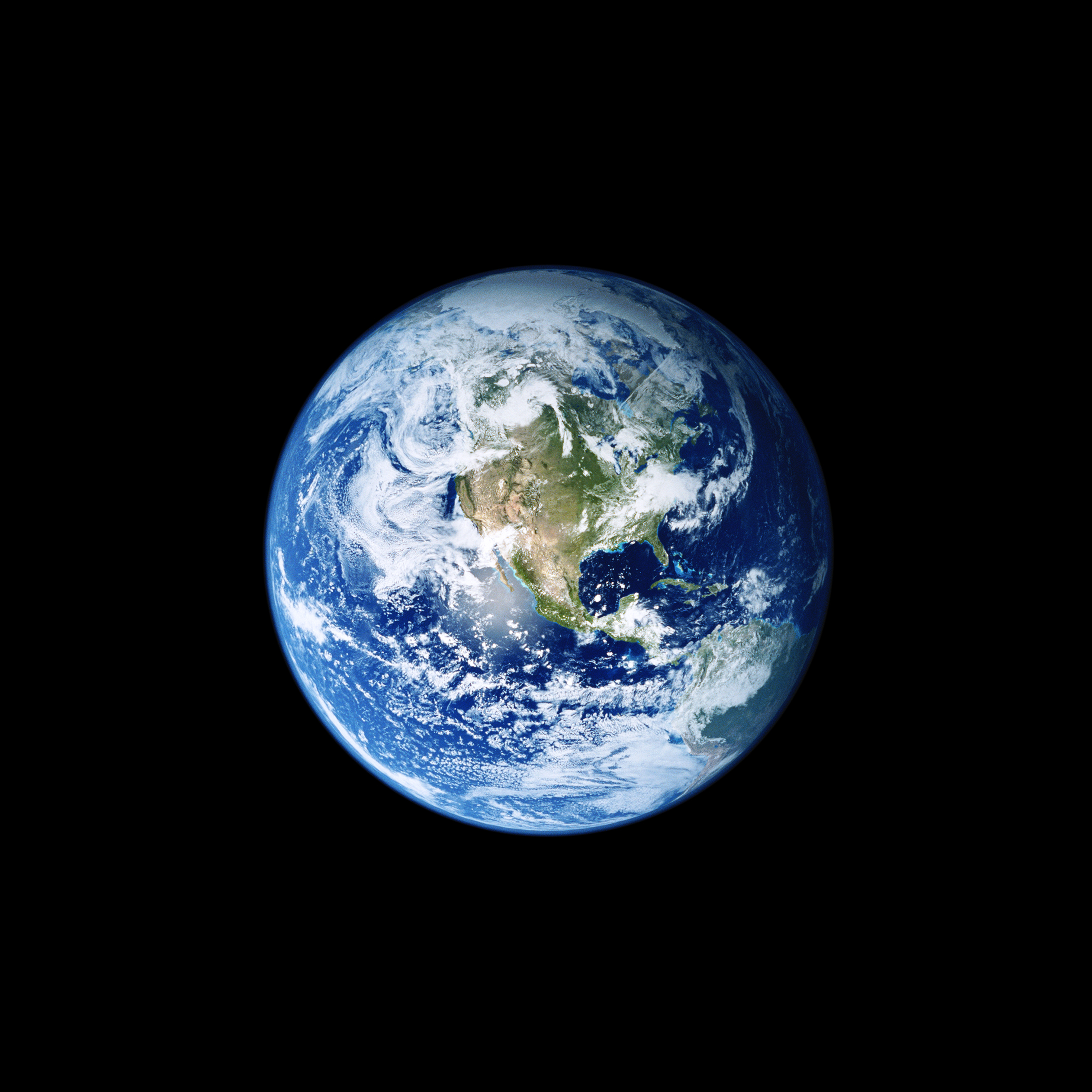 General 2524x2524 Earth planet black simple background