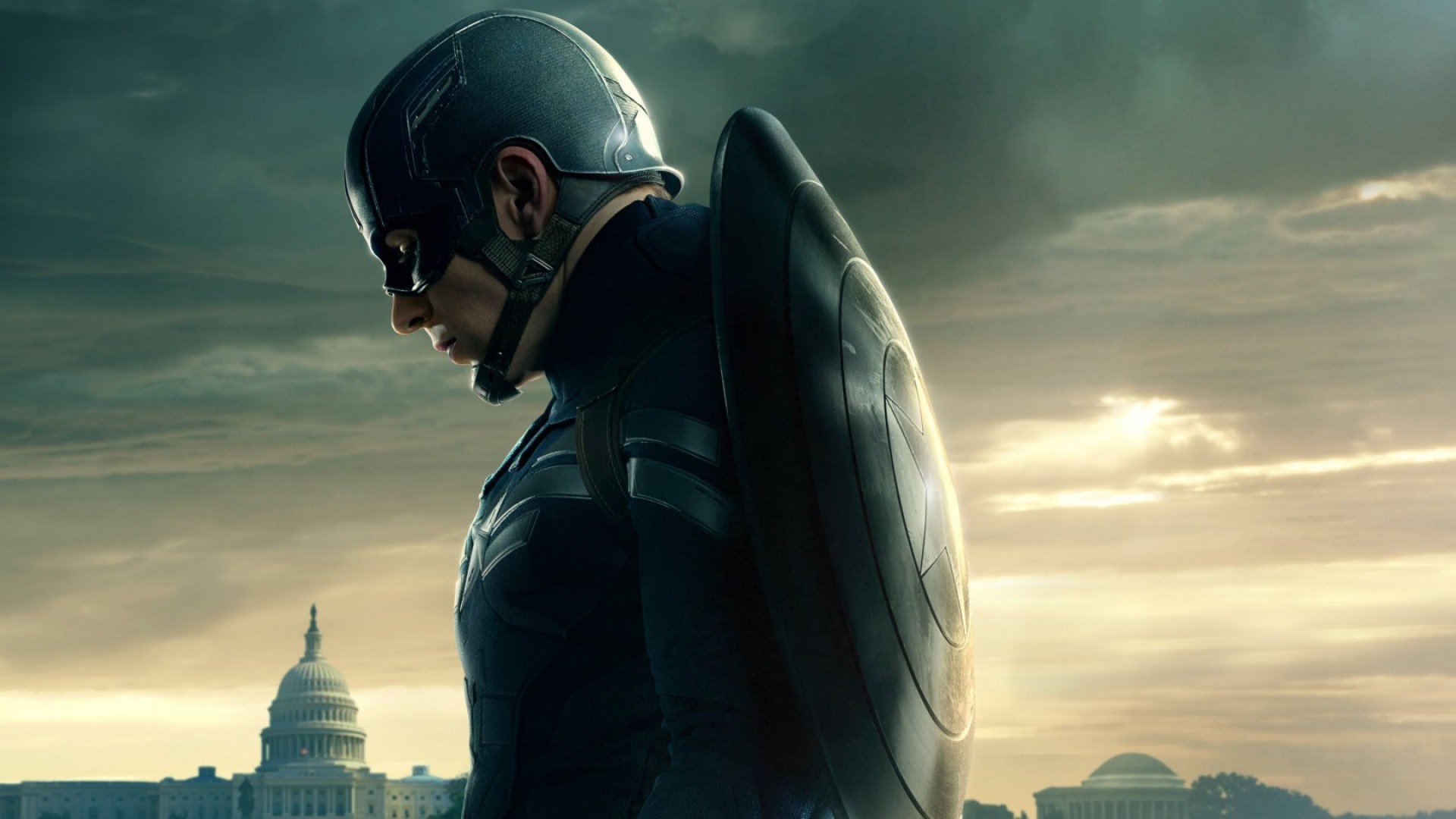 People 1920x1080 movies superhero Captain America Marvel Cinematic Universe shield men