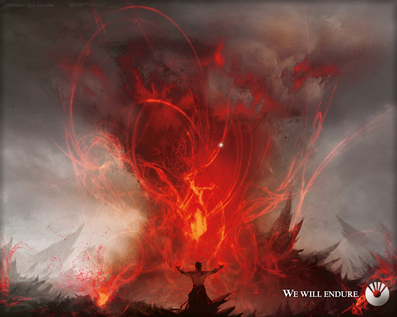 General 1280x1024 gamer Magic: The Gathering fire fantasy art