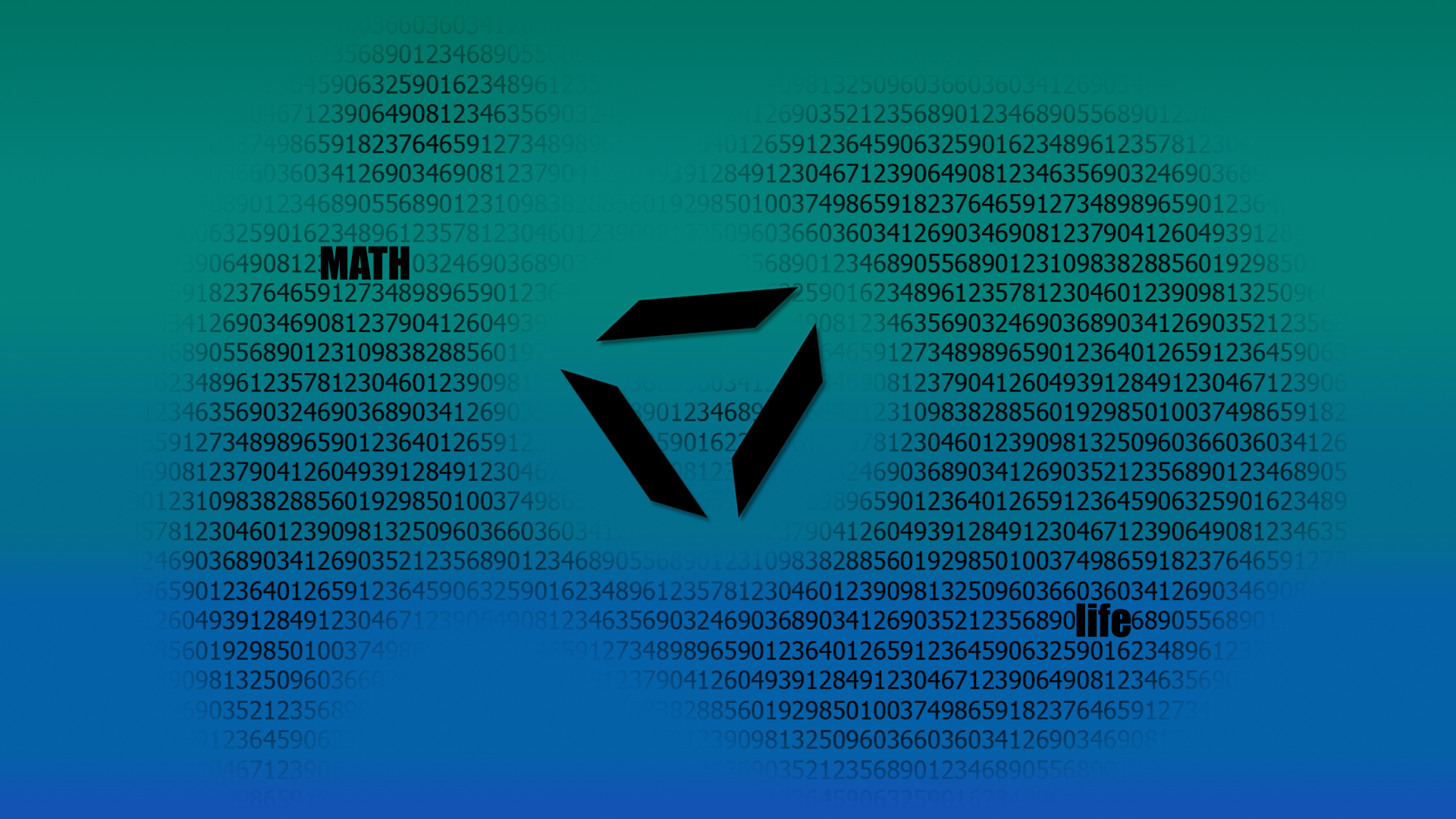 General 1920x1080 mathematics shapes geometry blue numbers