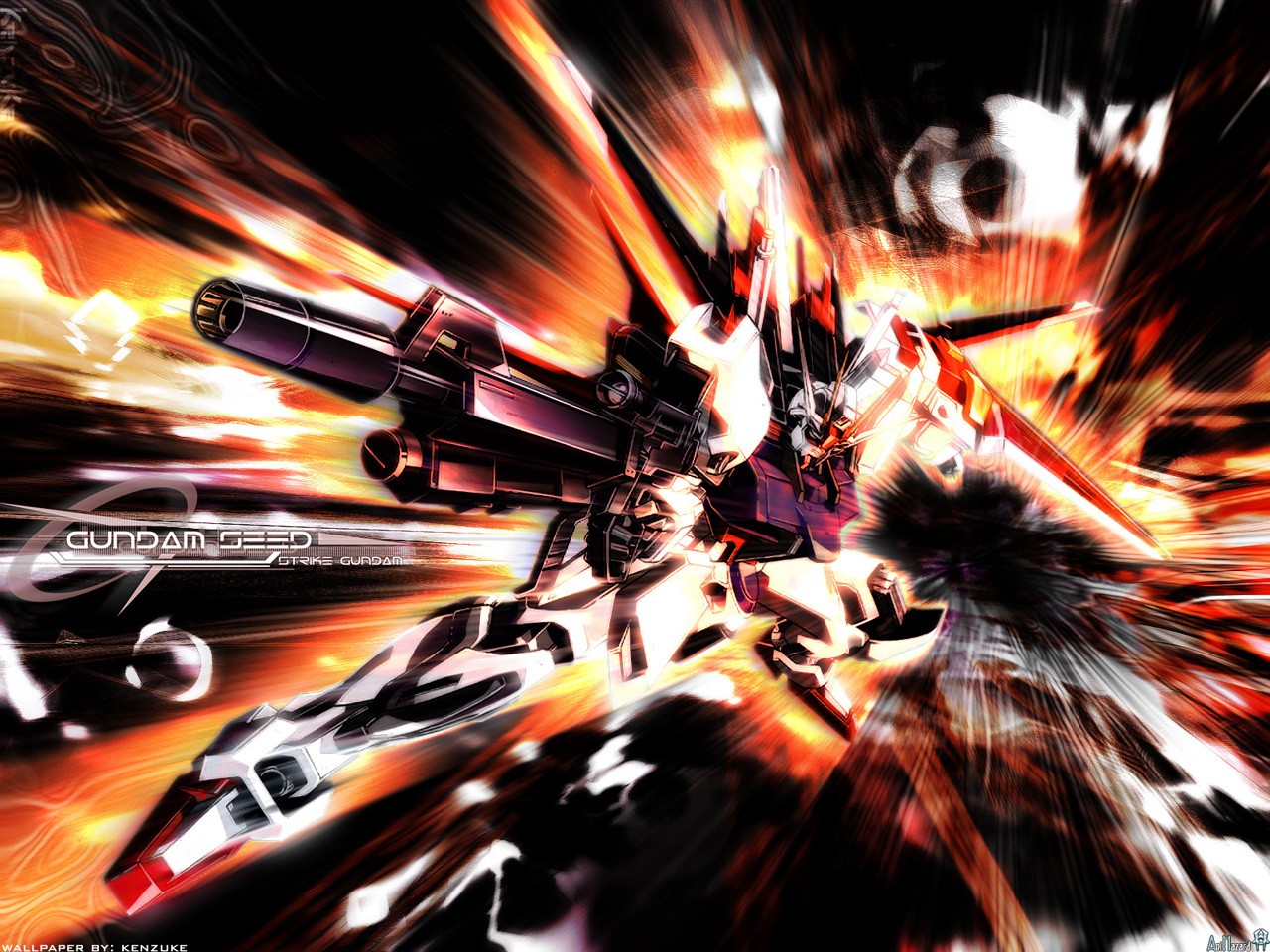 Anime 1280x960 anime Mobile Suit Gundam SEED Gundam