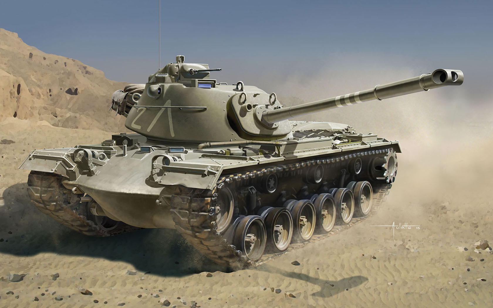 General 1680x1050 tank army military military vehicle artwork smoke signature American tanks