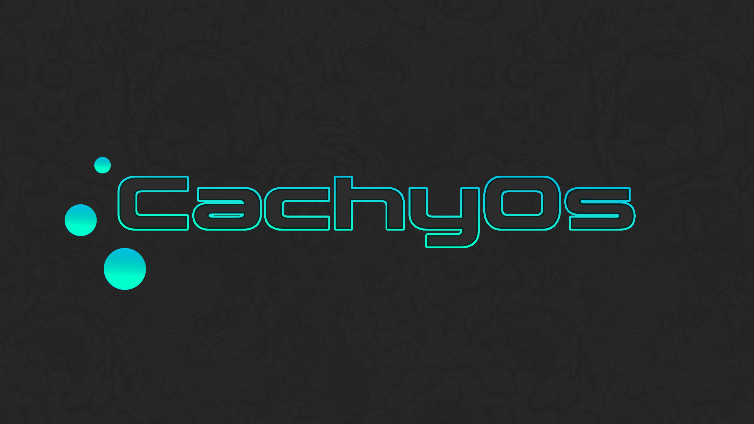 General 2560x1440 CachyOs linux operating system dark background simple background digital art