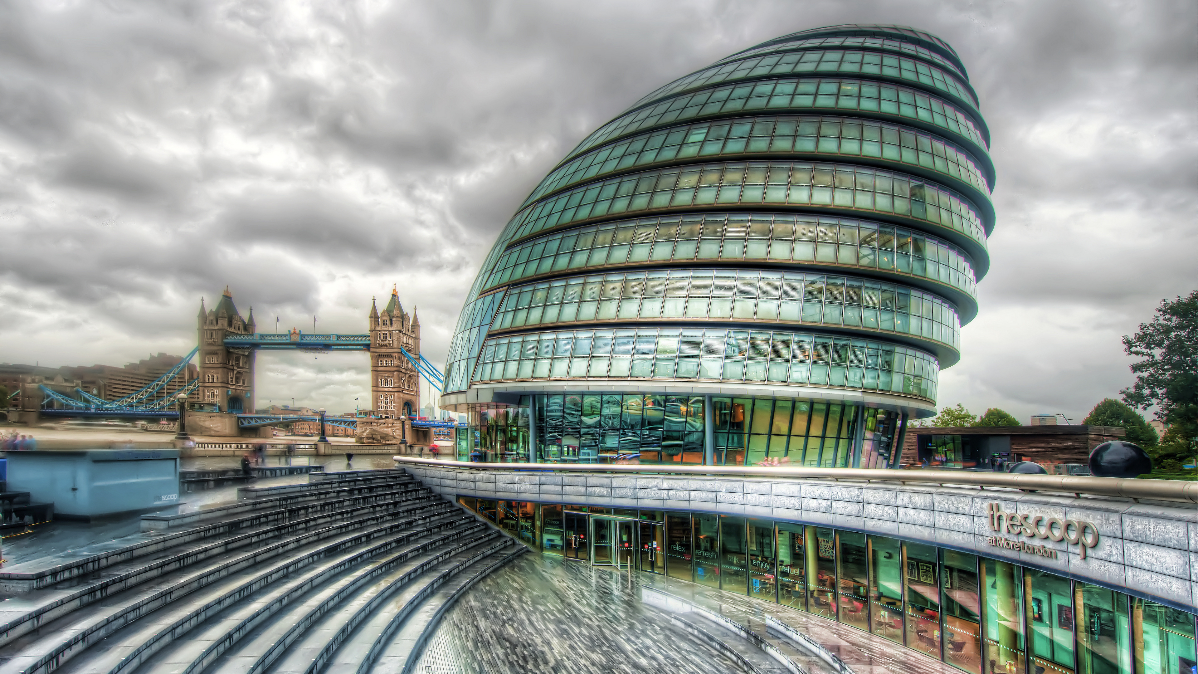 General 3840x2160 Trey Ratcliff photography 4K UK England London cityscape Leaning Tower of London building city