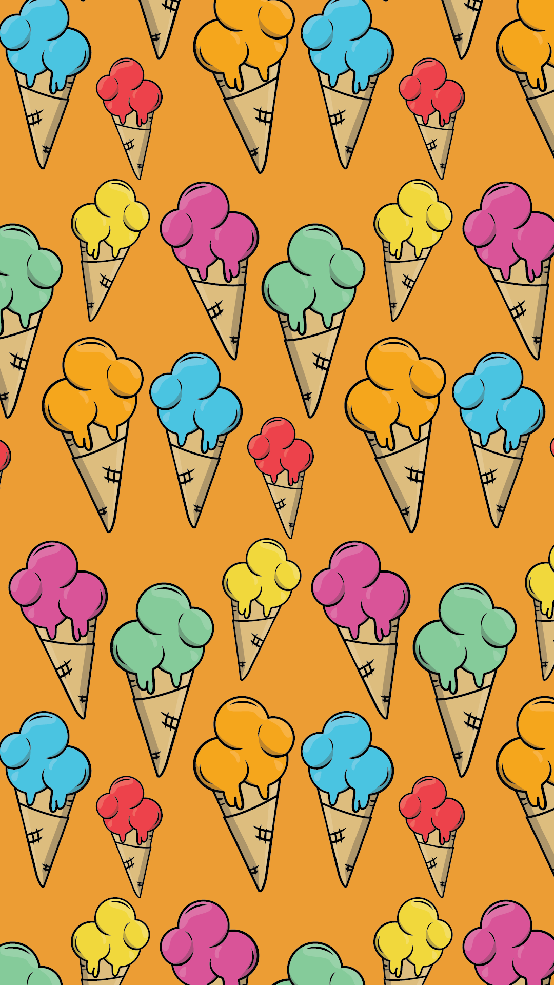 General 1080x1920 ice ice cream colorful food dessert artwork