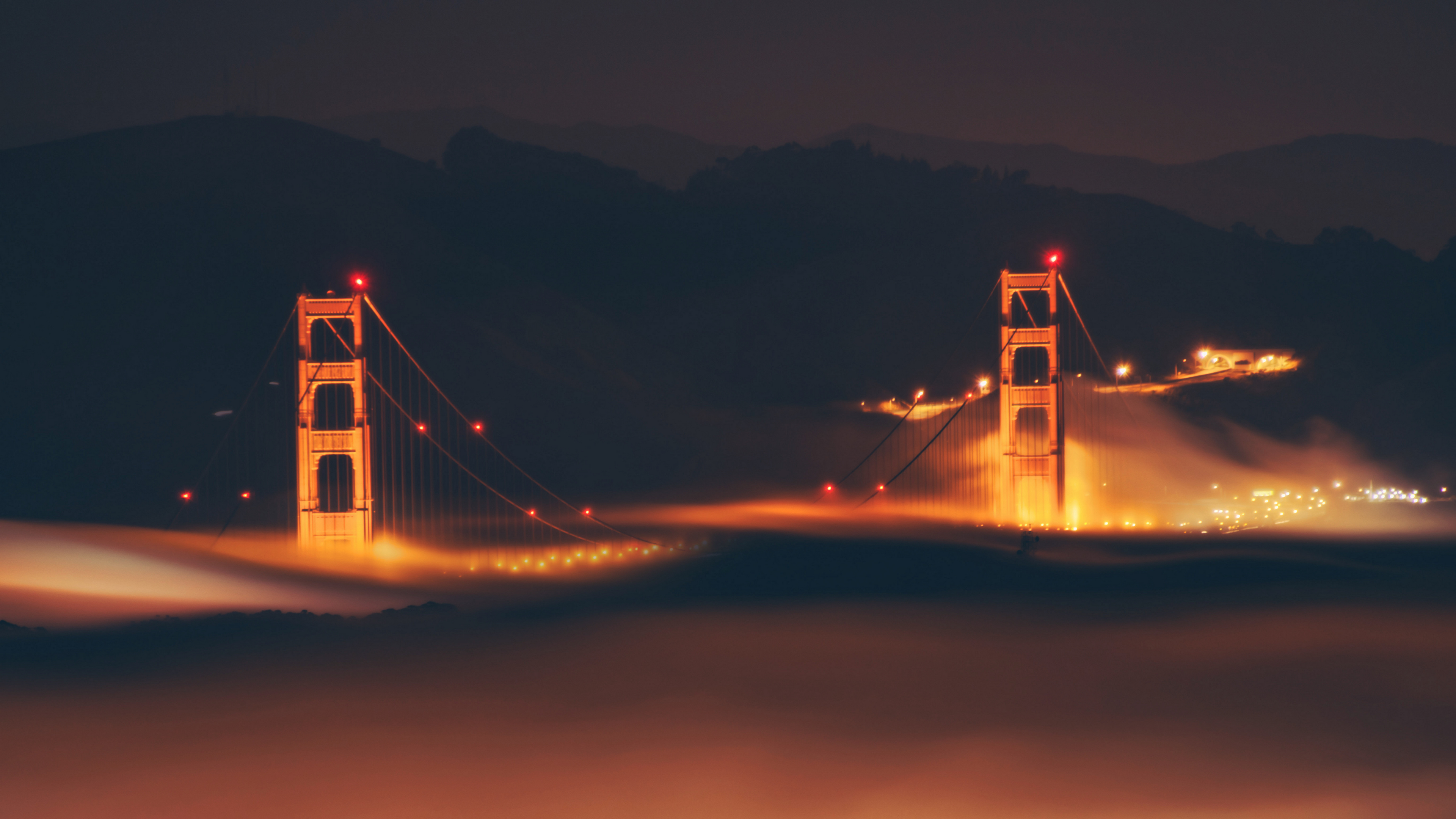 General 3840x2160 Trey Ratcliff 4K photography California bridge night lights