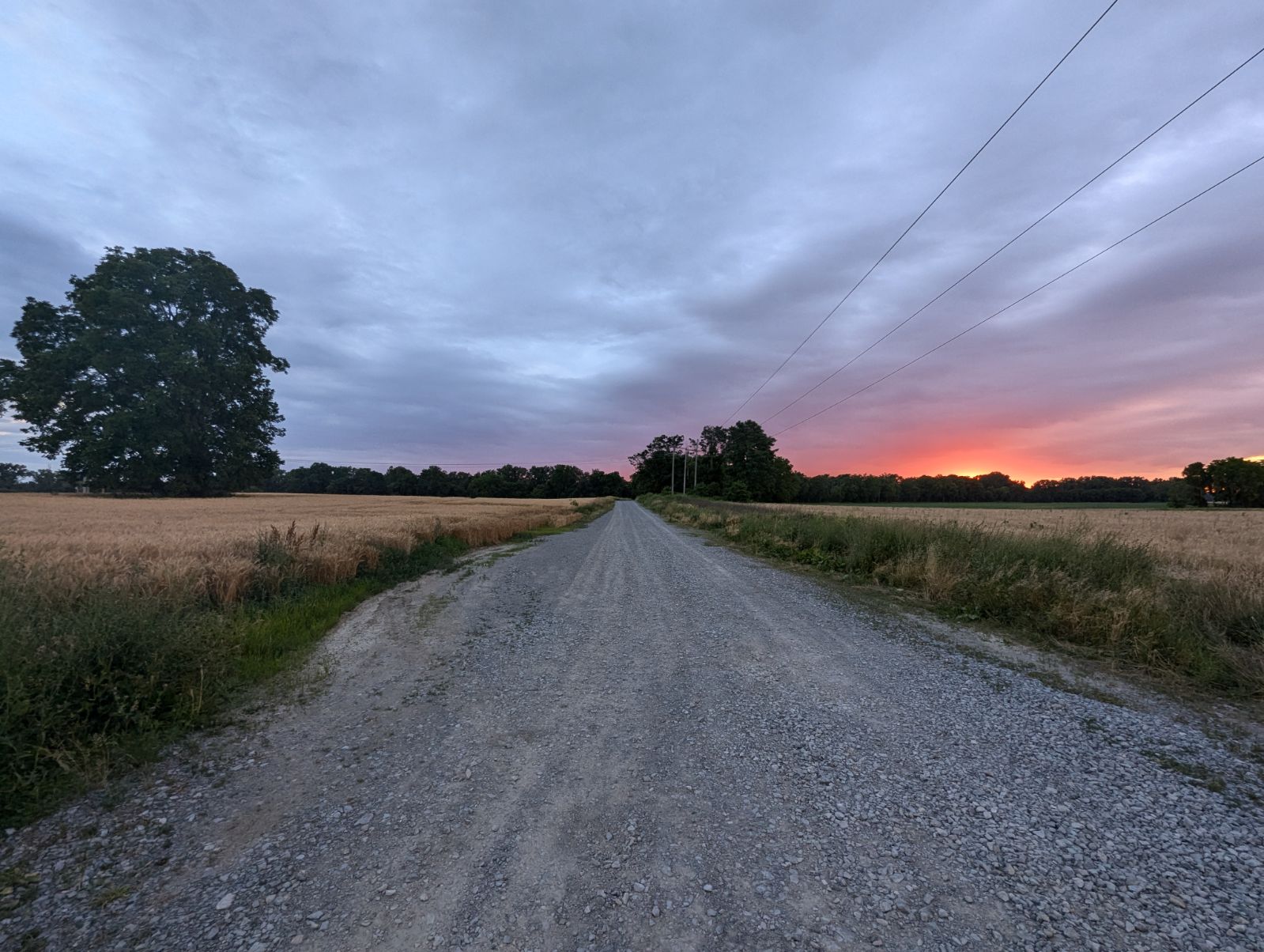 General 1599x1204 road sunset nature landscape field