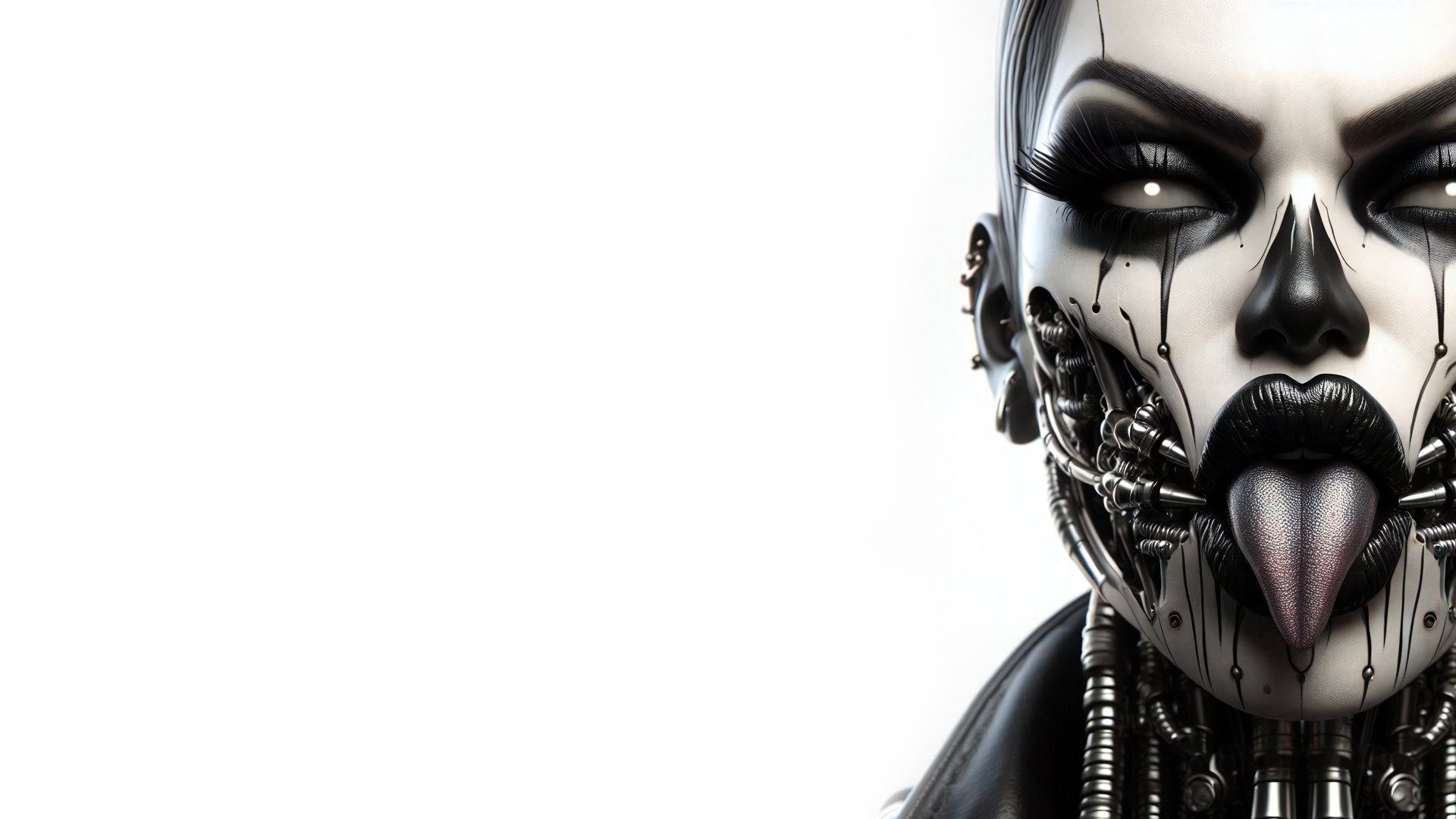 General 1920x1080 cyberpunk Neo Goth cyborg AI art