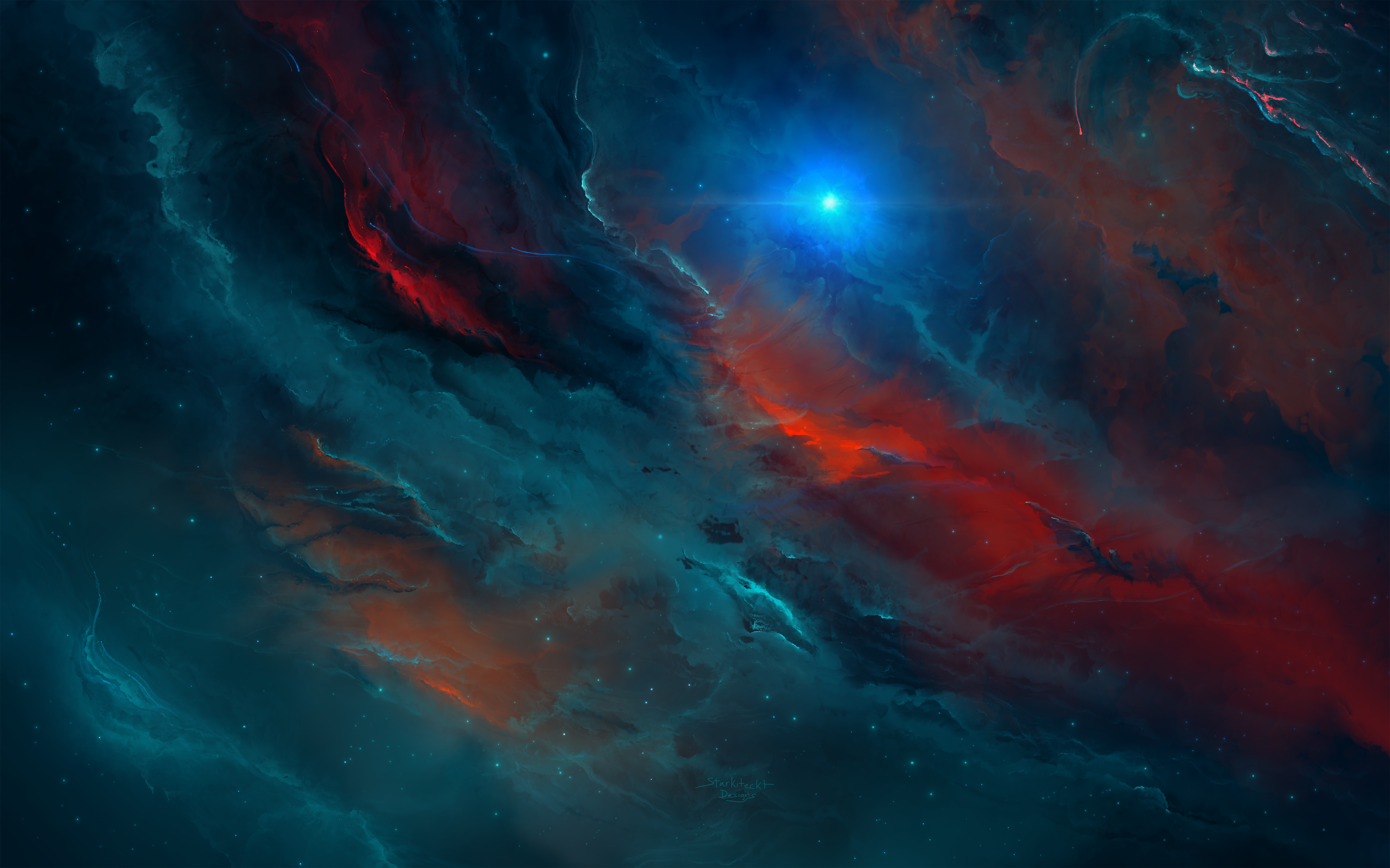 General 5120x3200 nebula Starkiteckt universe stars galaxy space