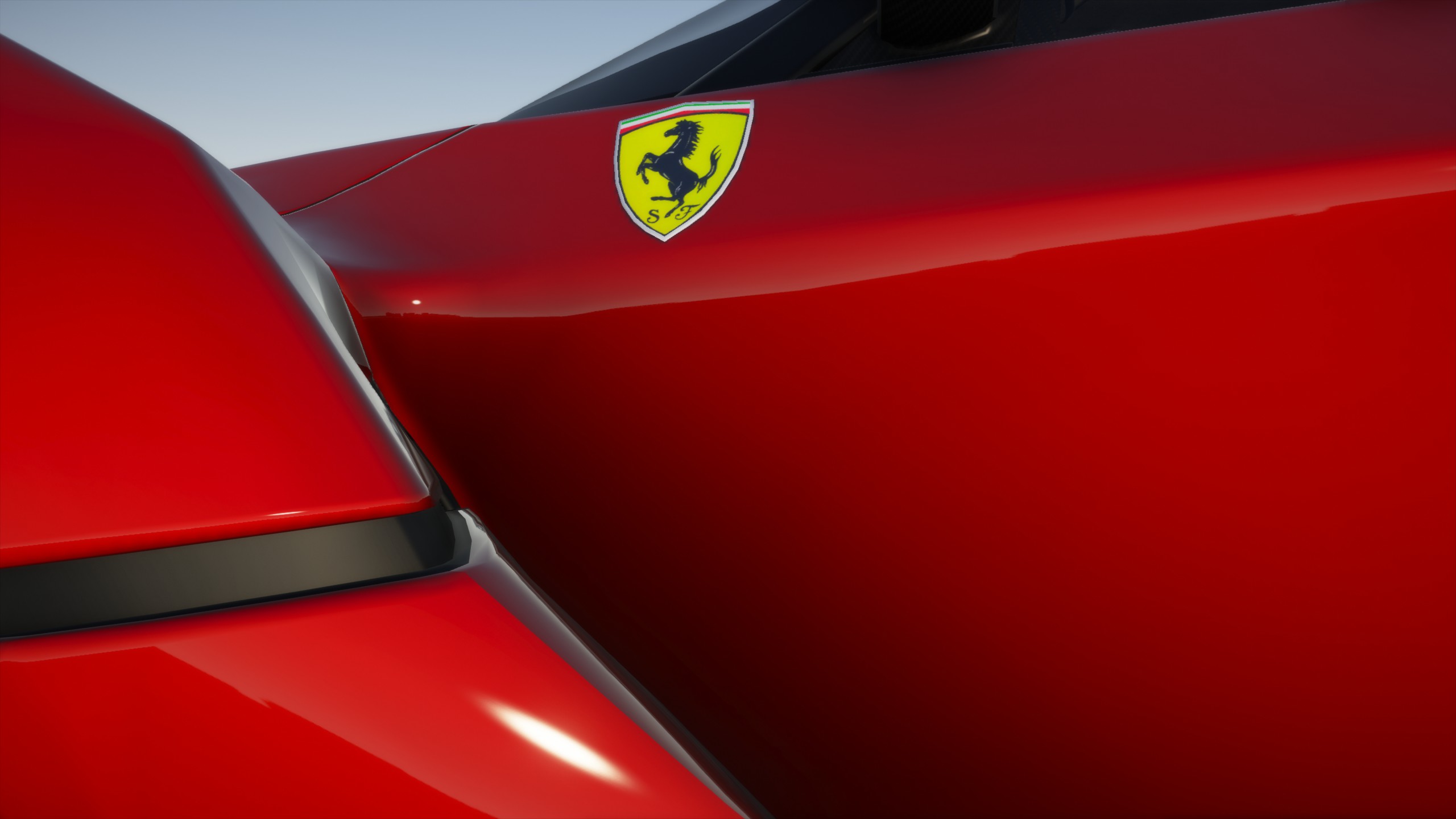 General 2560x1440 Grand Theft Auto V Ferrari CGI car closeup