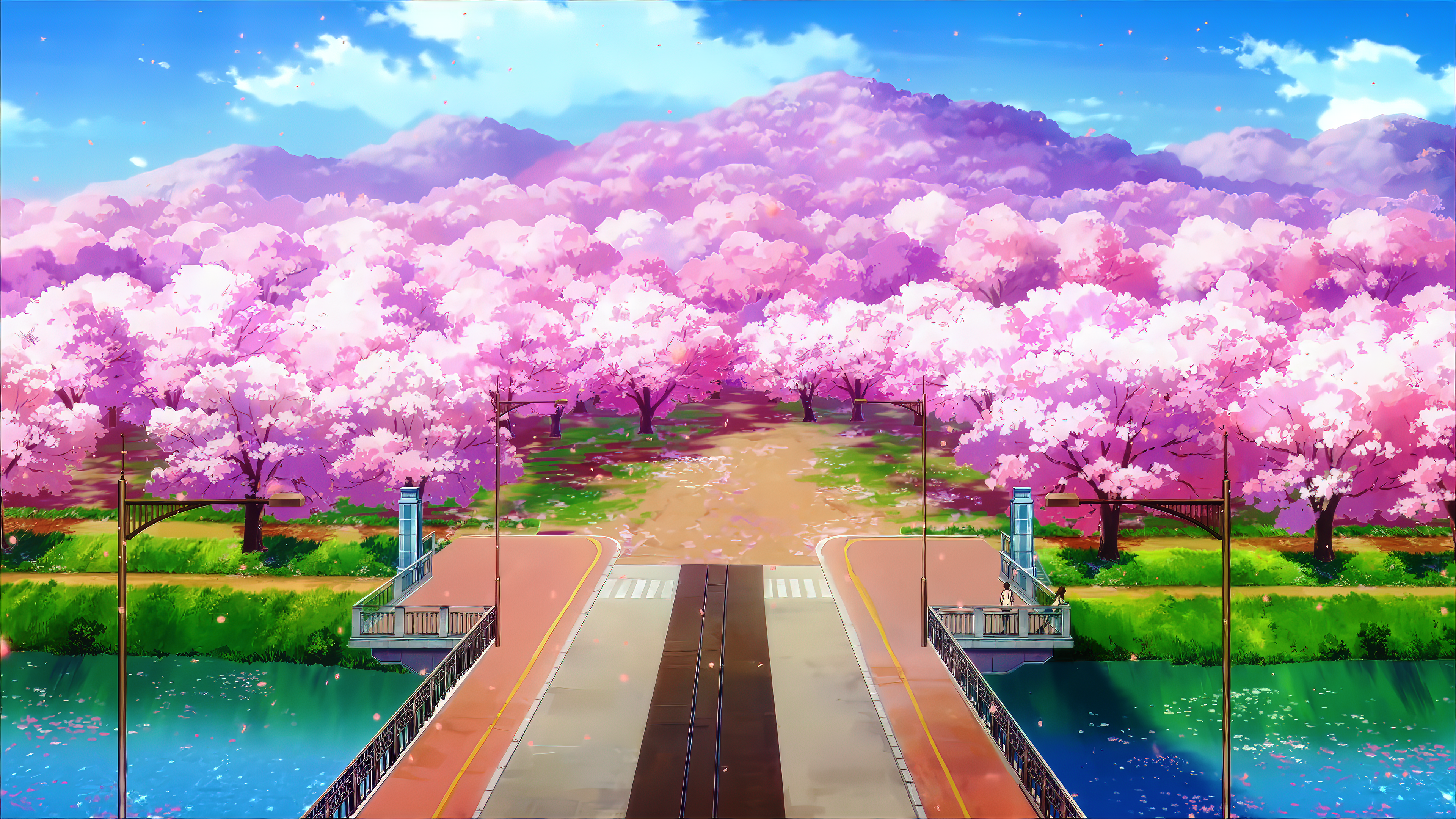 Anime 3840x2160 i want to eat your pancreas haruki shiga cherry blossom