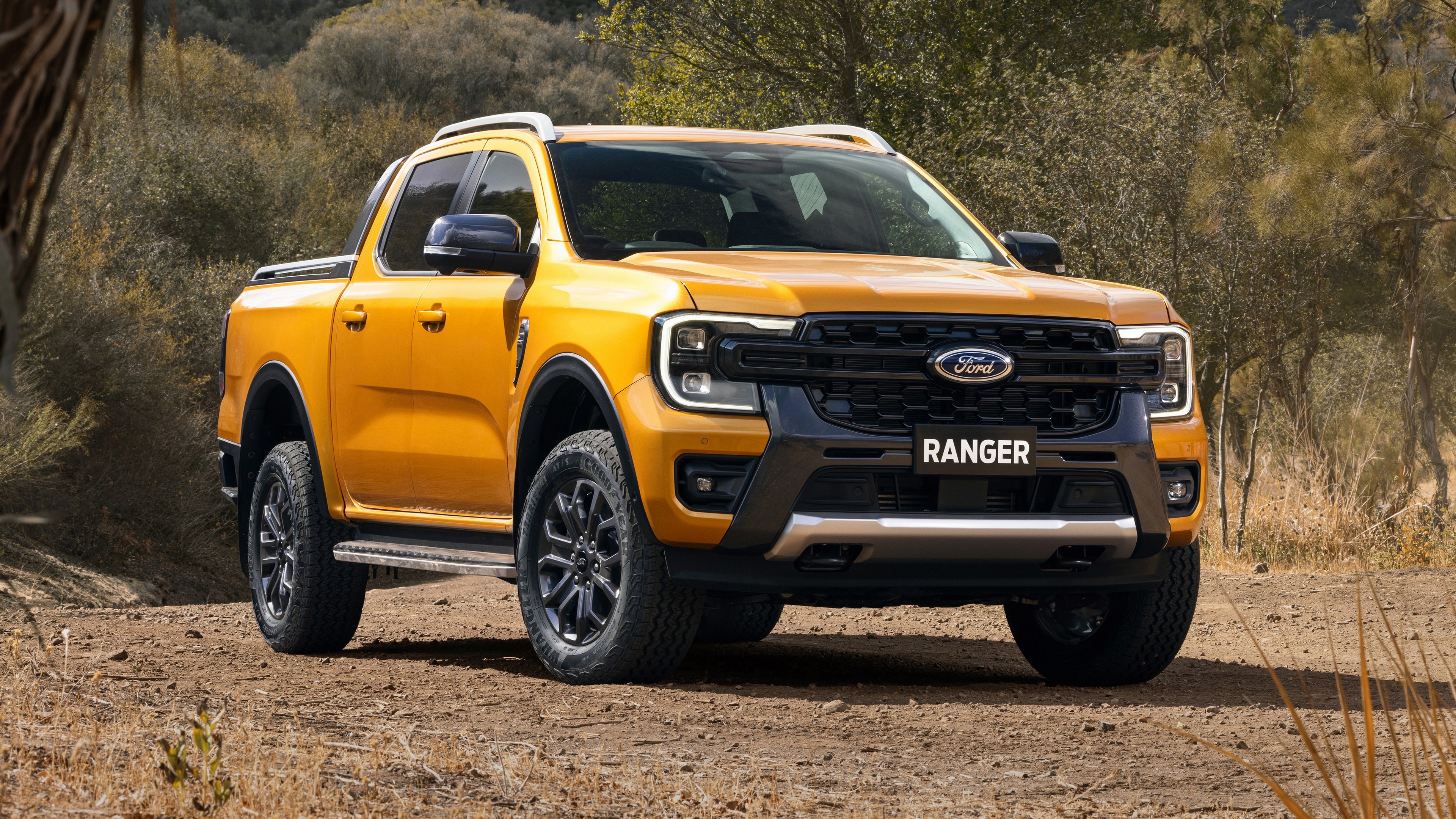 General 3840x2160 Ford Ford Ranger car yellow cars offroad pickup trucks American cars vehicle