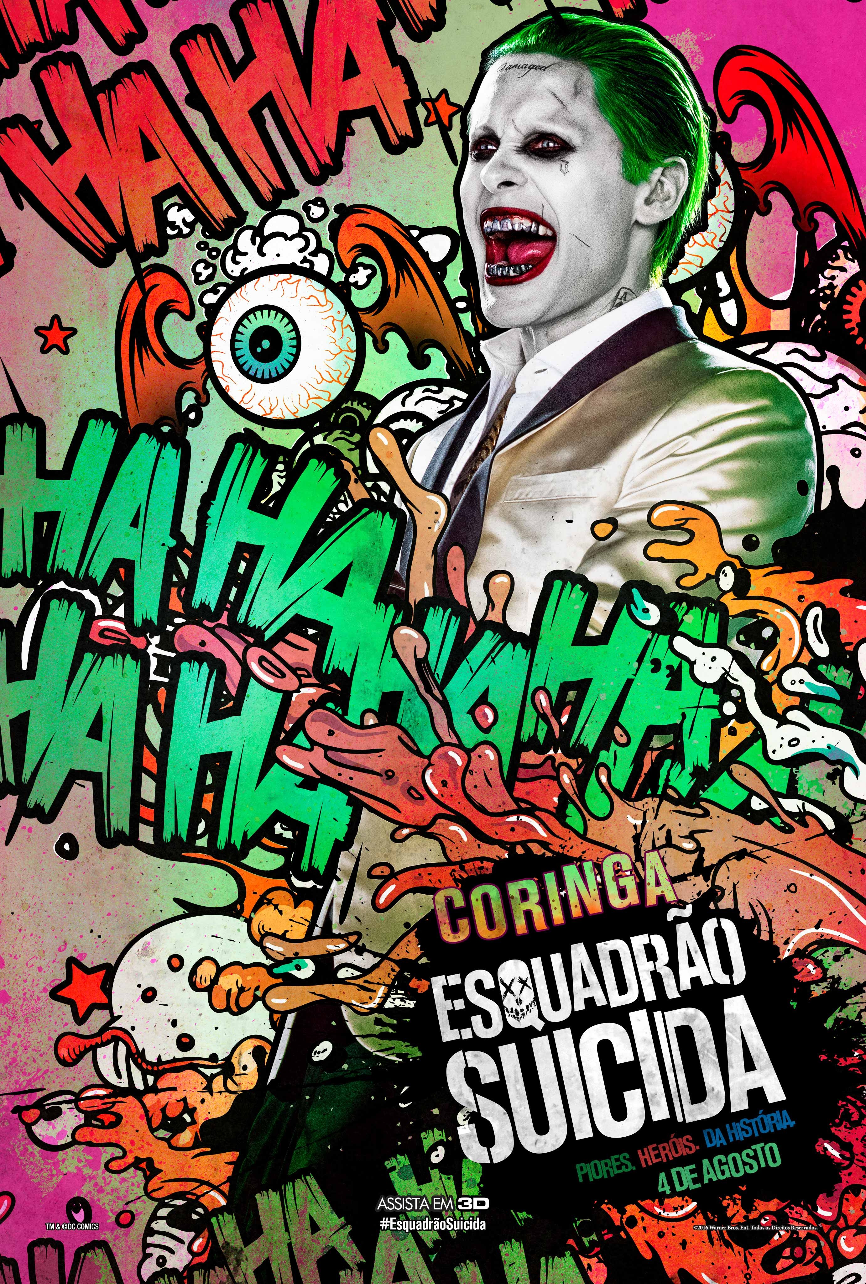 General 2764x4096 Suicide Squad Joker movies digital art portrait display Portuguese