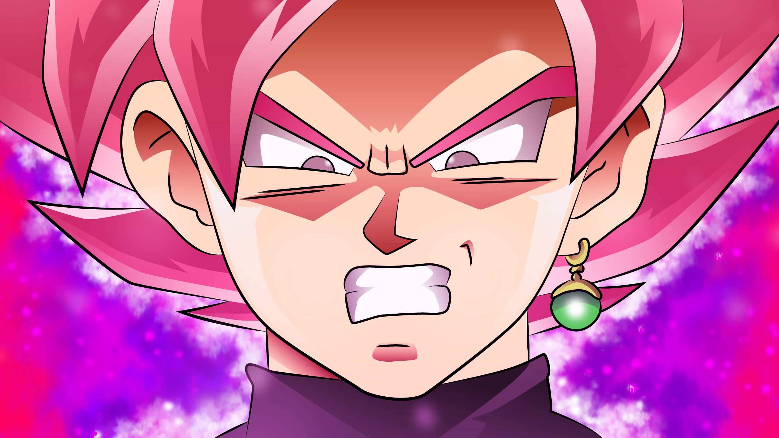 Anime 2560x1440 Dragon Ball Super Goku Black Super Saiyan Rosé Dragon Ball