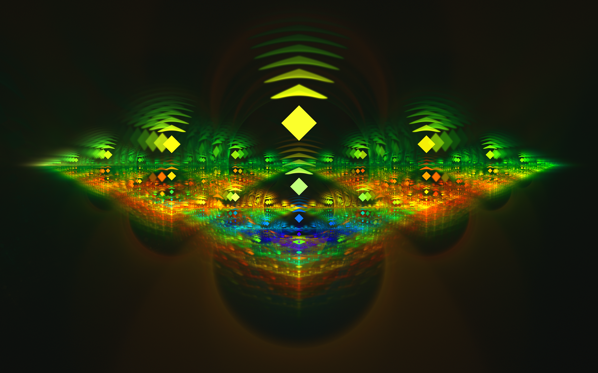 General 1920x1200 abstract fractal digital art symmetry