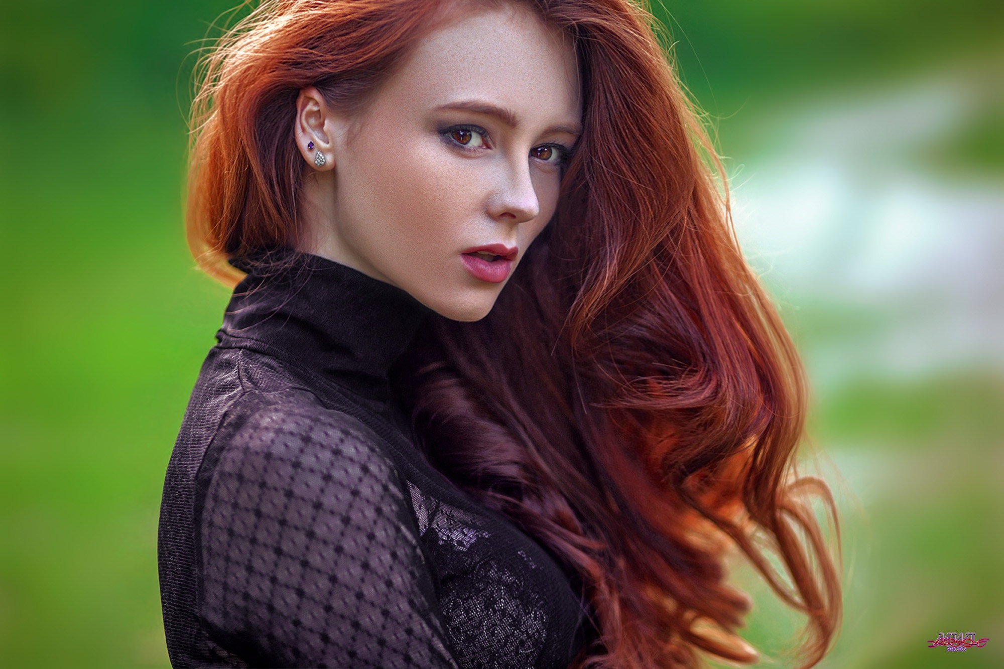 People 2000x1333 redhead long hair brown eyes women MWL Photo Alexandra Girskaya