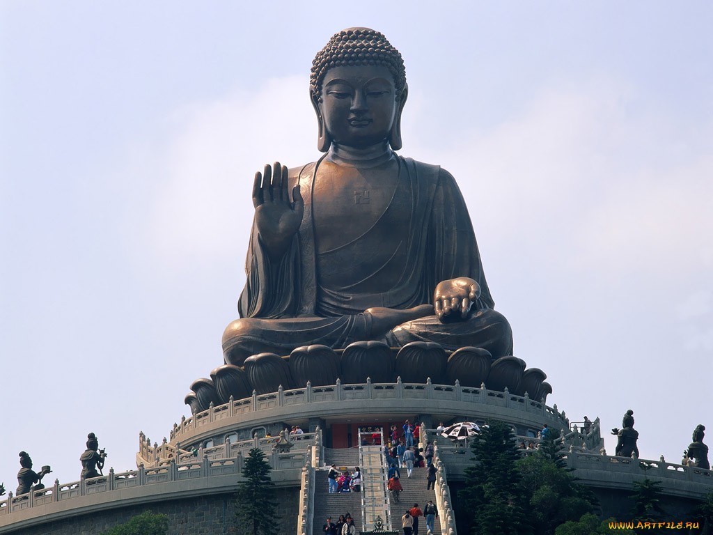 General 1024x768 Buddha statue meditation religion Hong Kong Tian Tan Buddha frontal view Asia