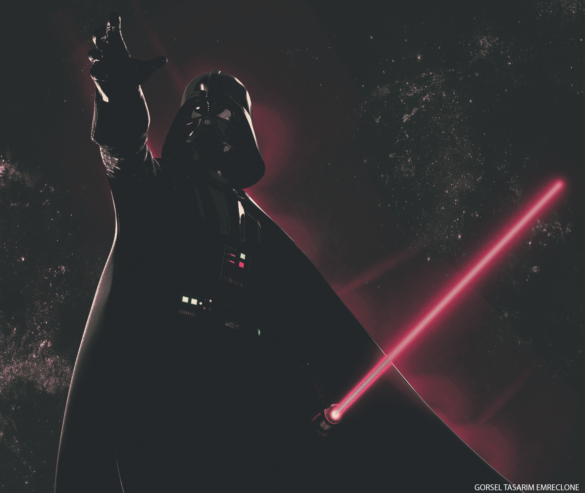 General 1900x1600 Darth Vader Star Wars Star Wars Villains Sith science fiction lightsaber digital art watermarked