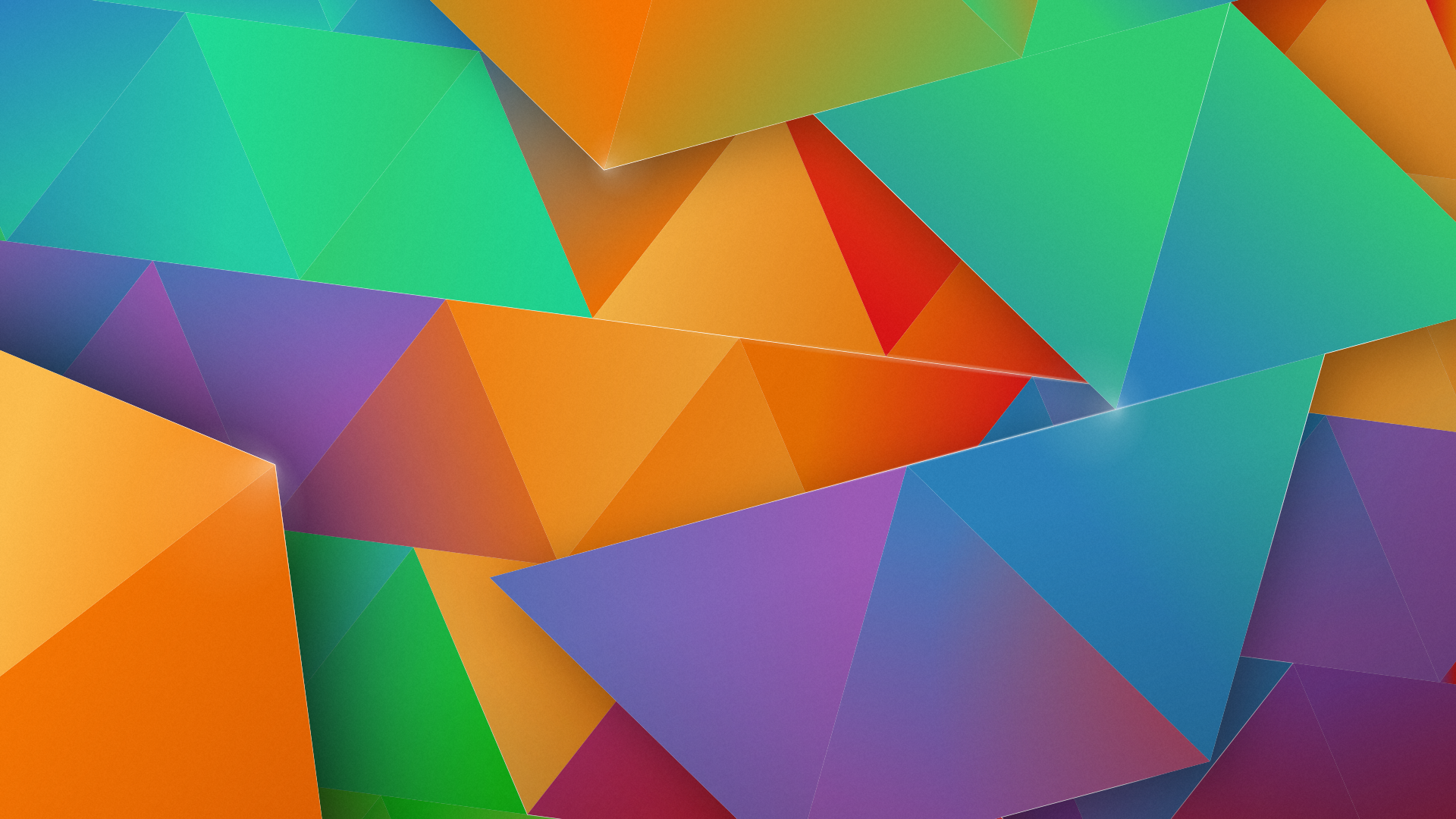 General 1920x1080 abstract geometry colorful digital art geometric figures