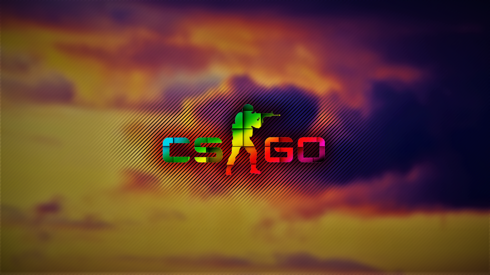 General 1920x1080 Counter-Strike sky soldier rainbows clouds sunset video games Valve Corporation PC gaming