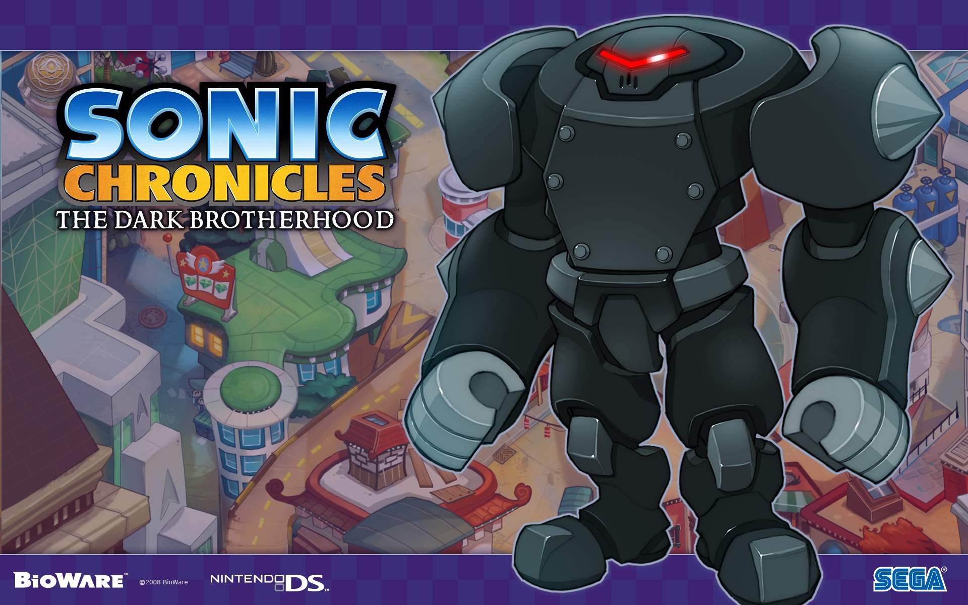 General 1920x1200 video games 2008 (Year) Sonic the Hedgehog Sonic Chronicles: The Dark Brotherhood Bioware Nintendo DS Sega video game characters