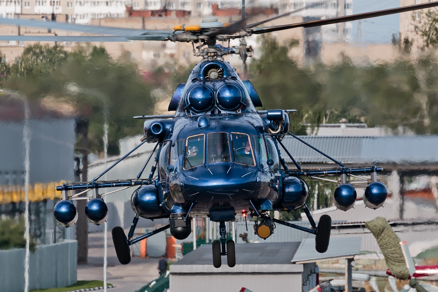 General 1440x960 helicopters vehicle frontal view aircraft Mil Mi-8 Mil Helicopters Russian/Soviet aircraft