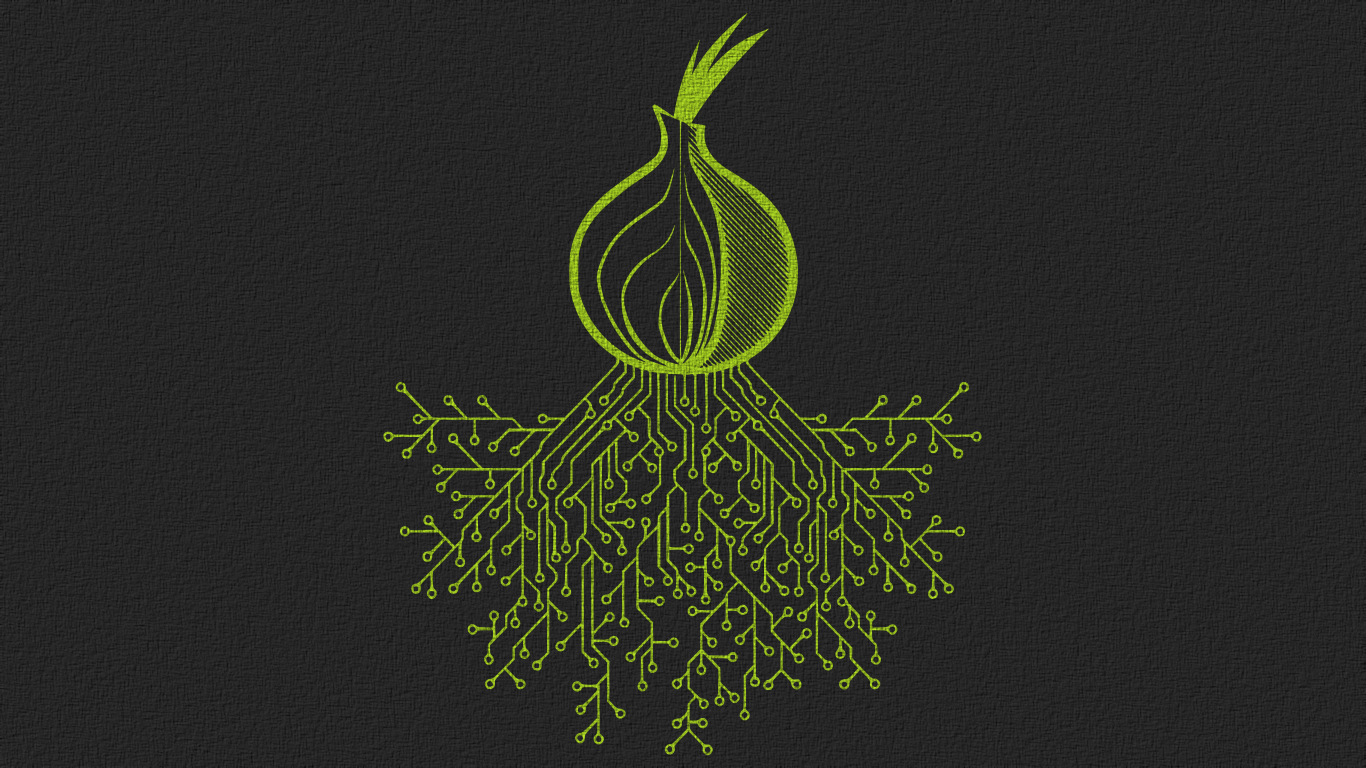 General 1366x768 digital art simple background artwork plants green tor onion gray background