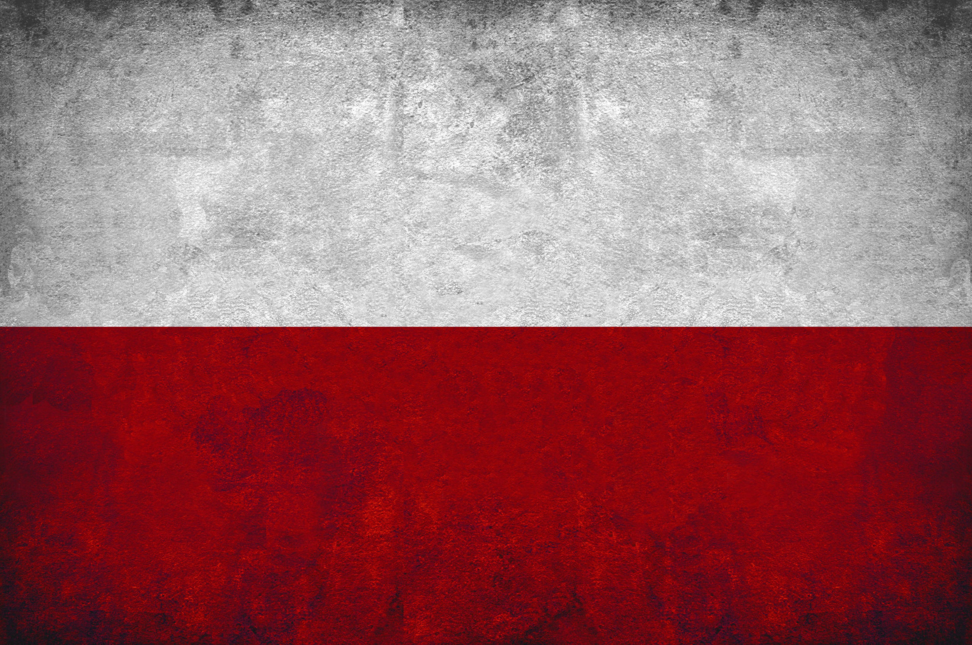 General 3307x2195 Poland flag white red