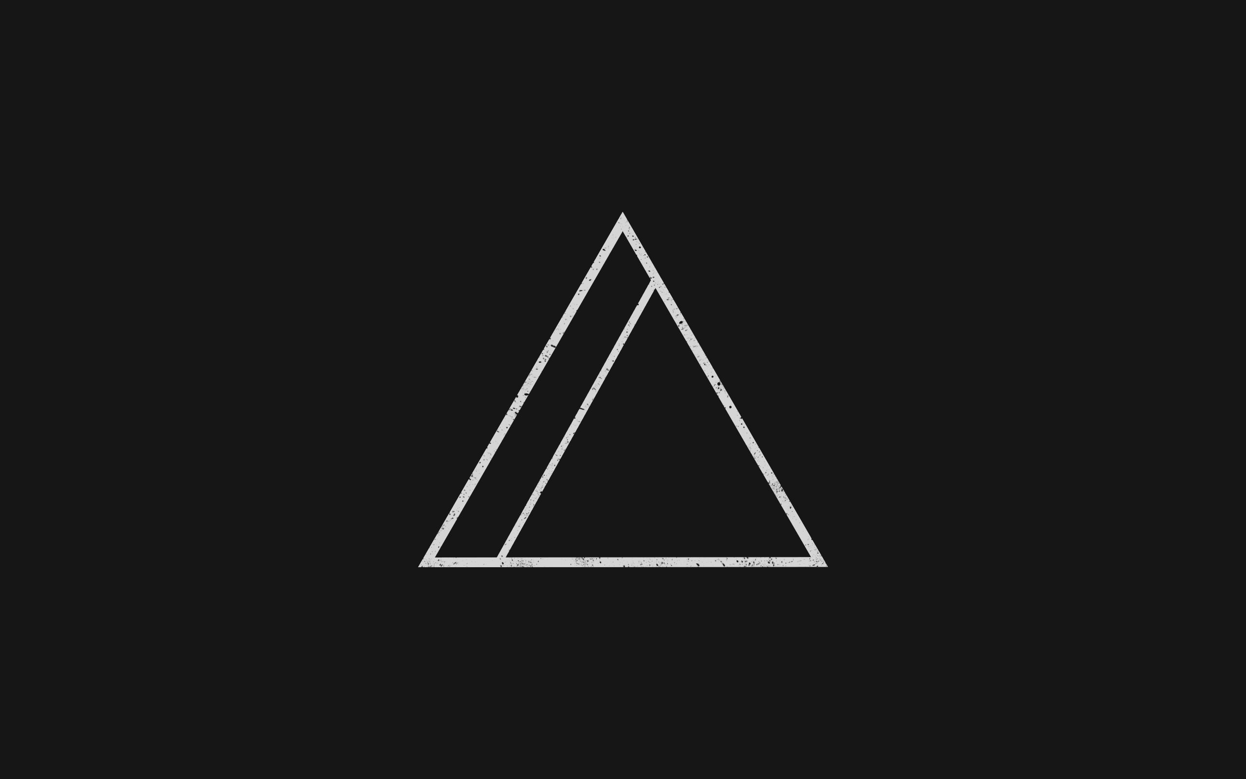 General 2560x1600 minimalism geometry black background triangle
