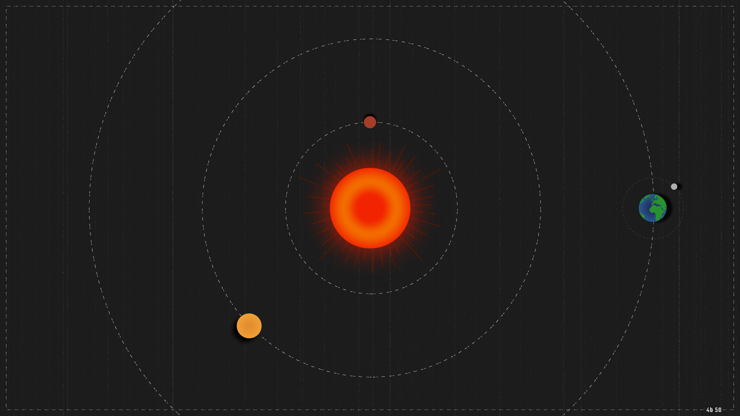 General 2560x1440 Solar System sun rays lights Sun Moon Venus planet Mercury Earth dark digital art simple background