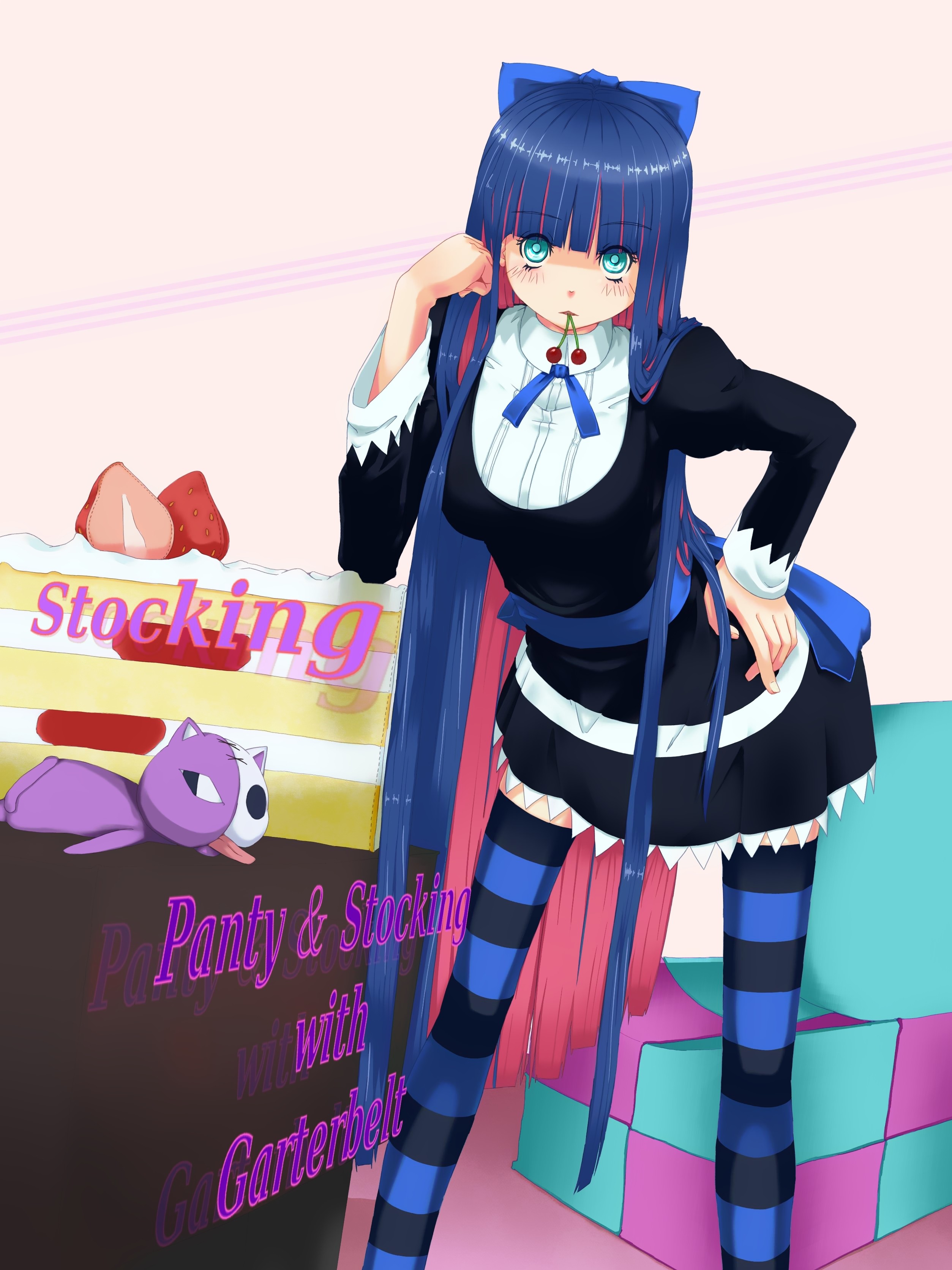 Anime 2507x3343 anime Panty and Stocking with Garterbelt Anarchy Stocking